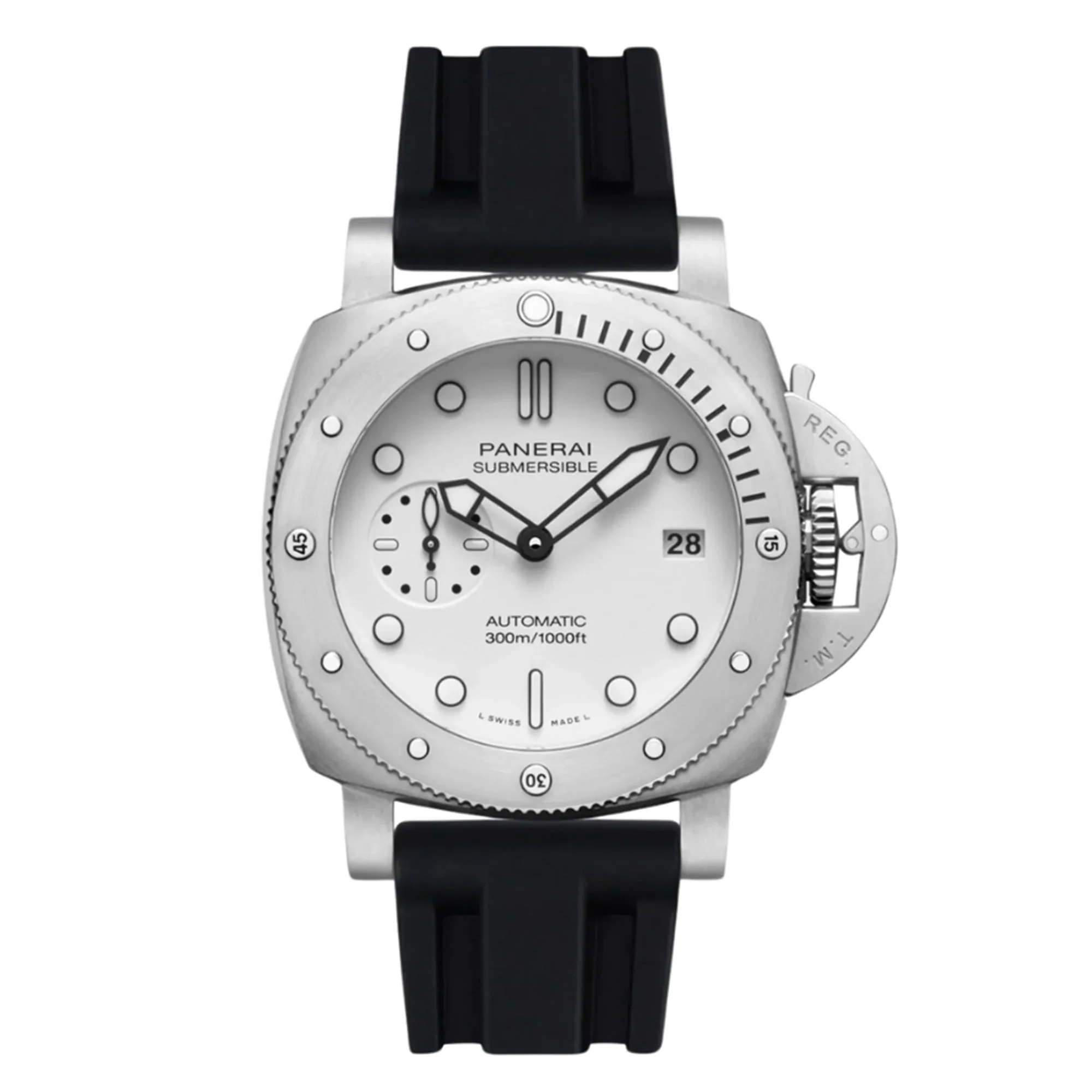 Pinnacle FKM Rubber Strap for Panerai Submersible – Red (2420 | FKM)
