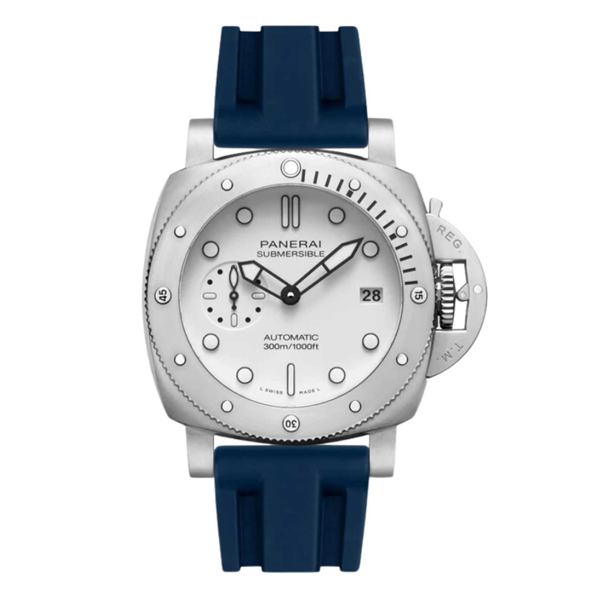 Pinnacle FKM Rubber Strap for Panerai Submersible – Red (2420 | FKM)