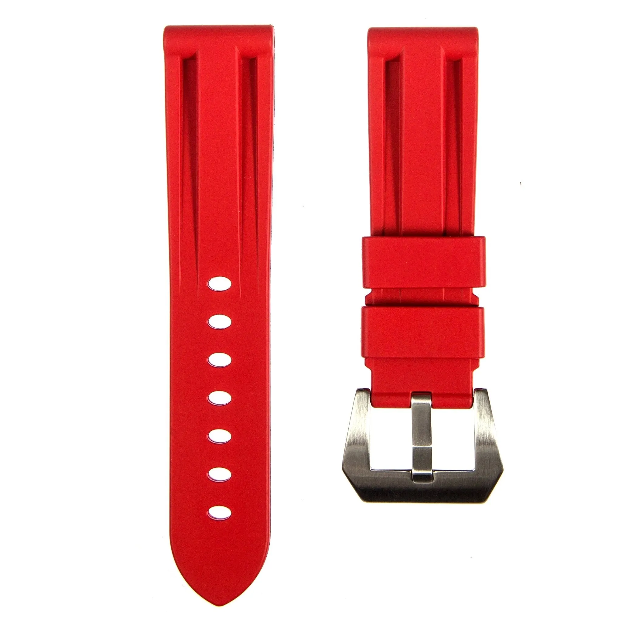 Pinnacle FKM Rubber Strap for Panerai Submersible – Red (2420 | FKM)