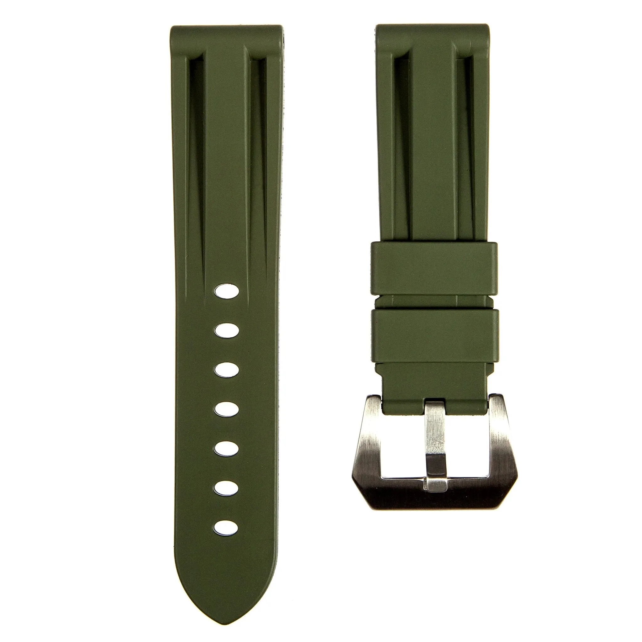 Pinnacle FKM Rubber Strap for Panerai Submersible – Red (2420 | FKM)