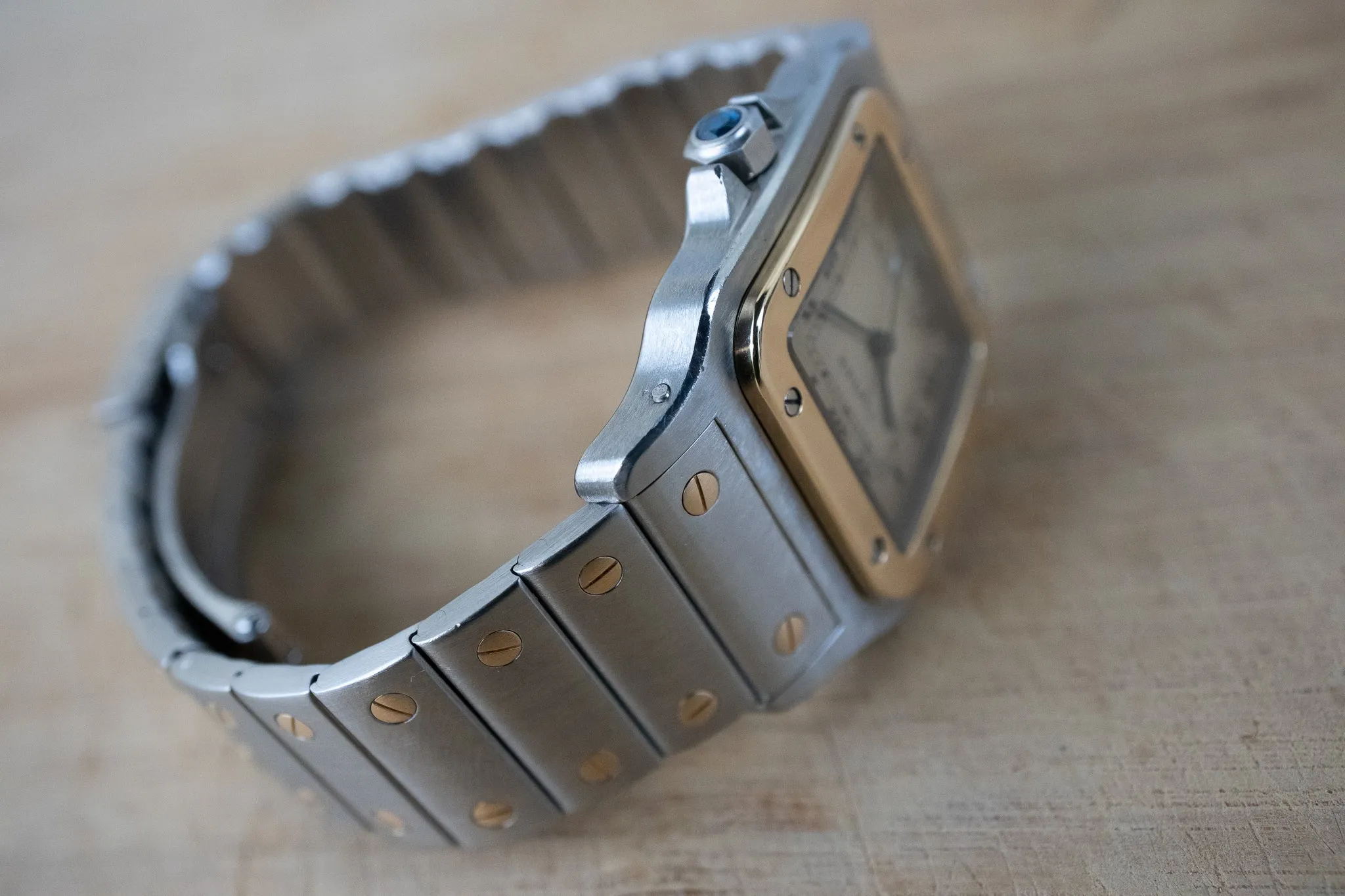 Pre-Owned: Cartier Santos Galbee 187901
