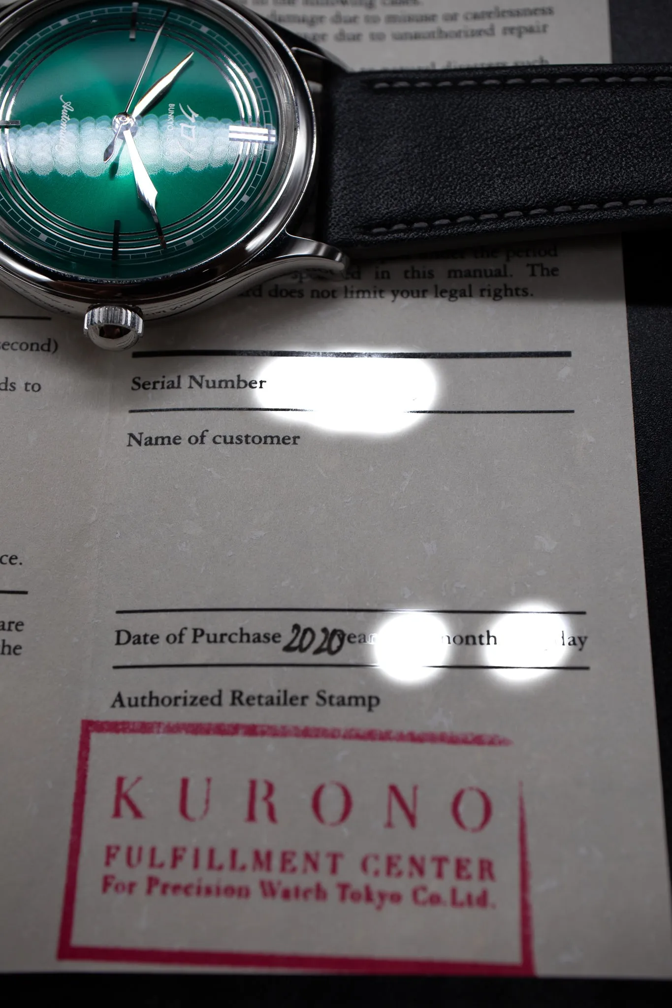 Pre-Owned Kurono Tokyo by Hajime Green Anniversary Mori