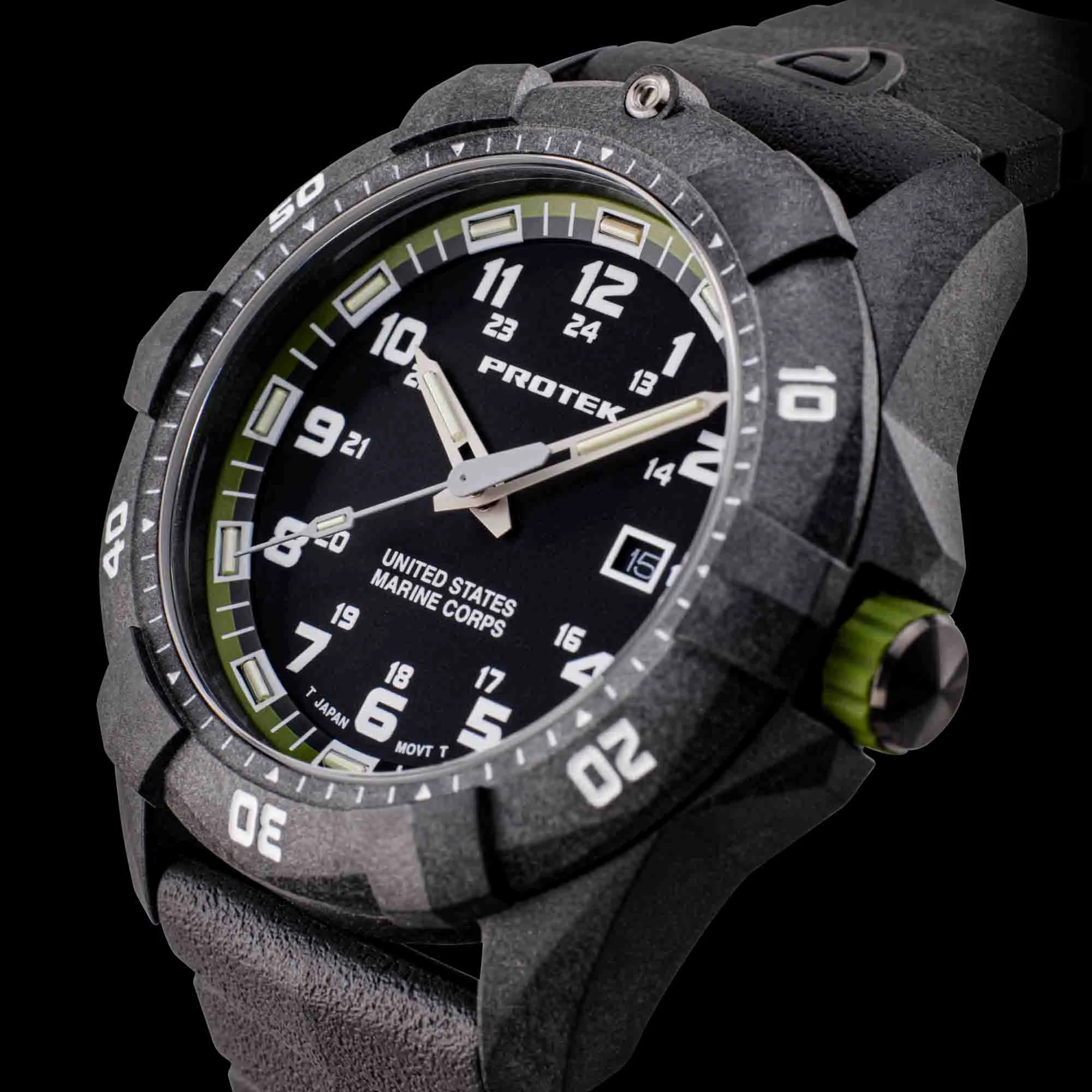 ProTek Carbon USMC Series Dive Black Green