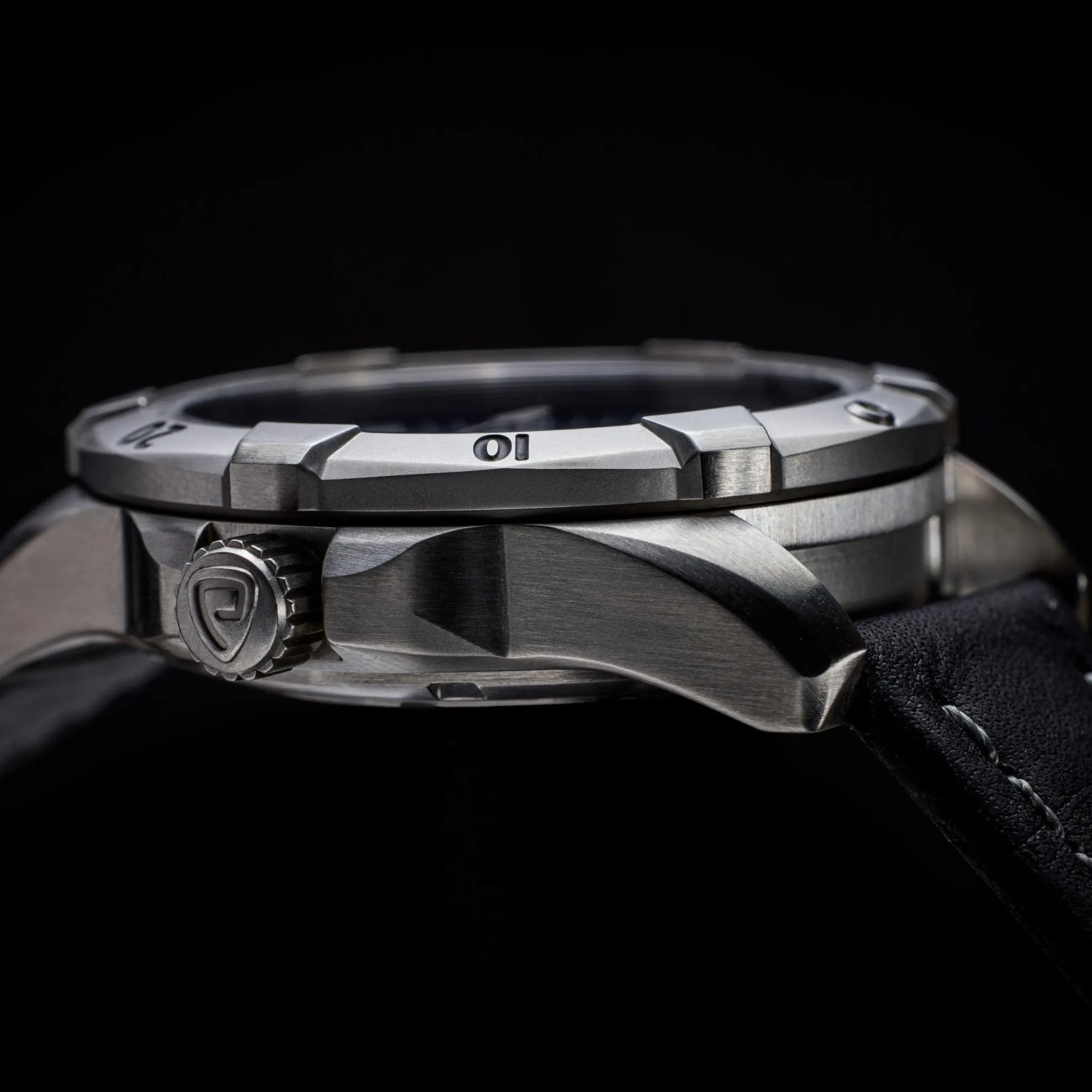 ProTek Steel Dive 2000 Series Tritium Black Silver