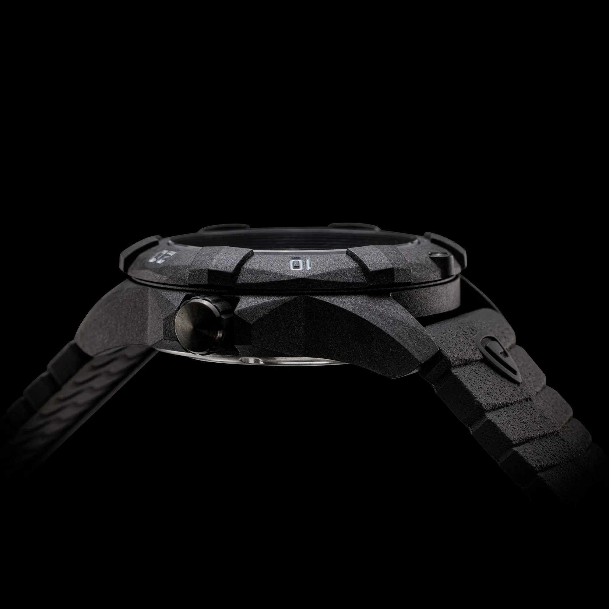 ProTek USMC Carbon Composite Dive Watch - Carbon/Blackout (Black Band)*