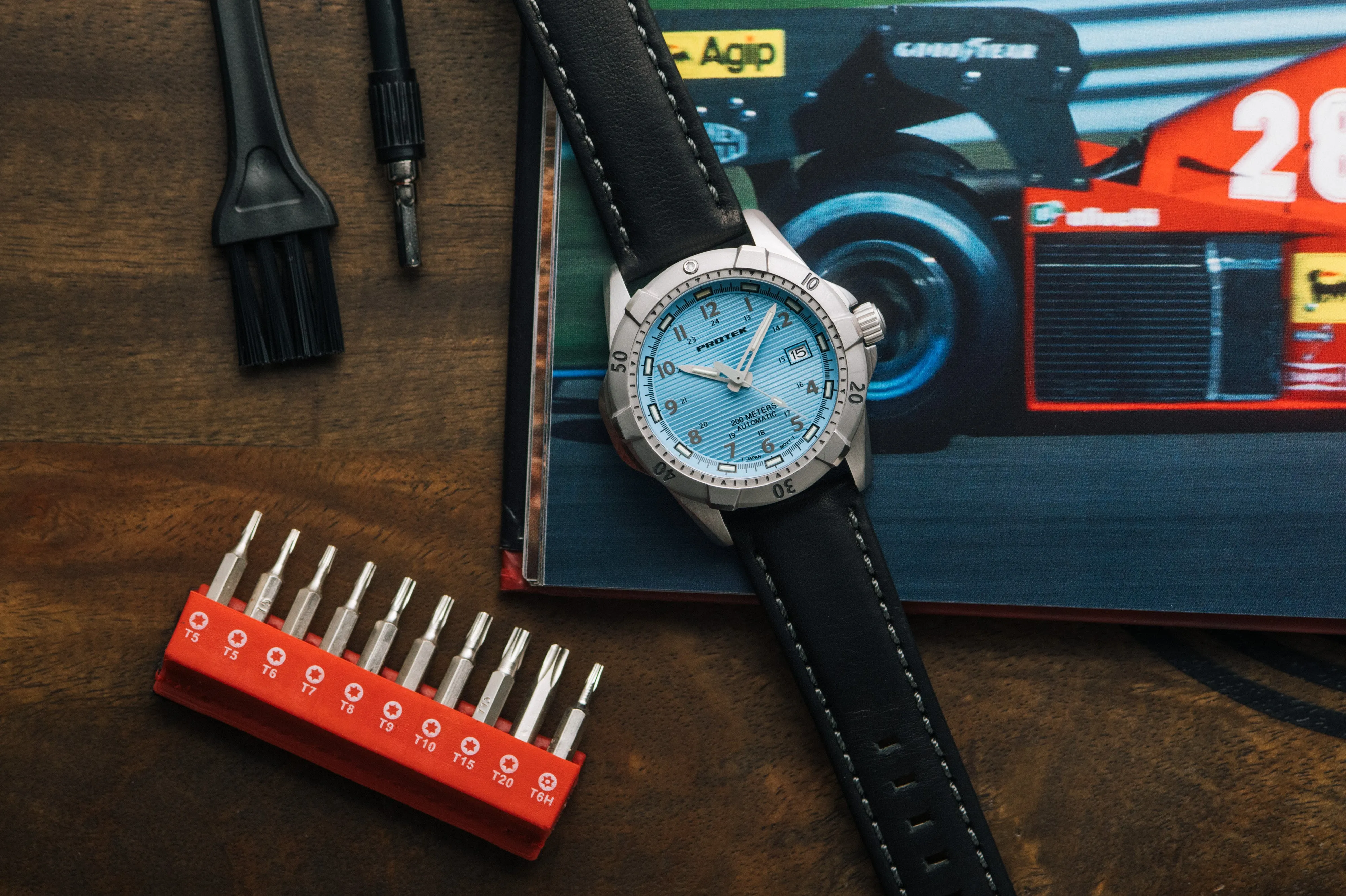Protek USMC Gent's Steel Dive 2200 Series (Ice Blue)*