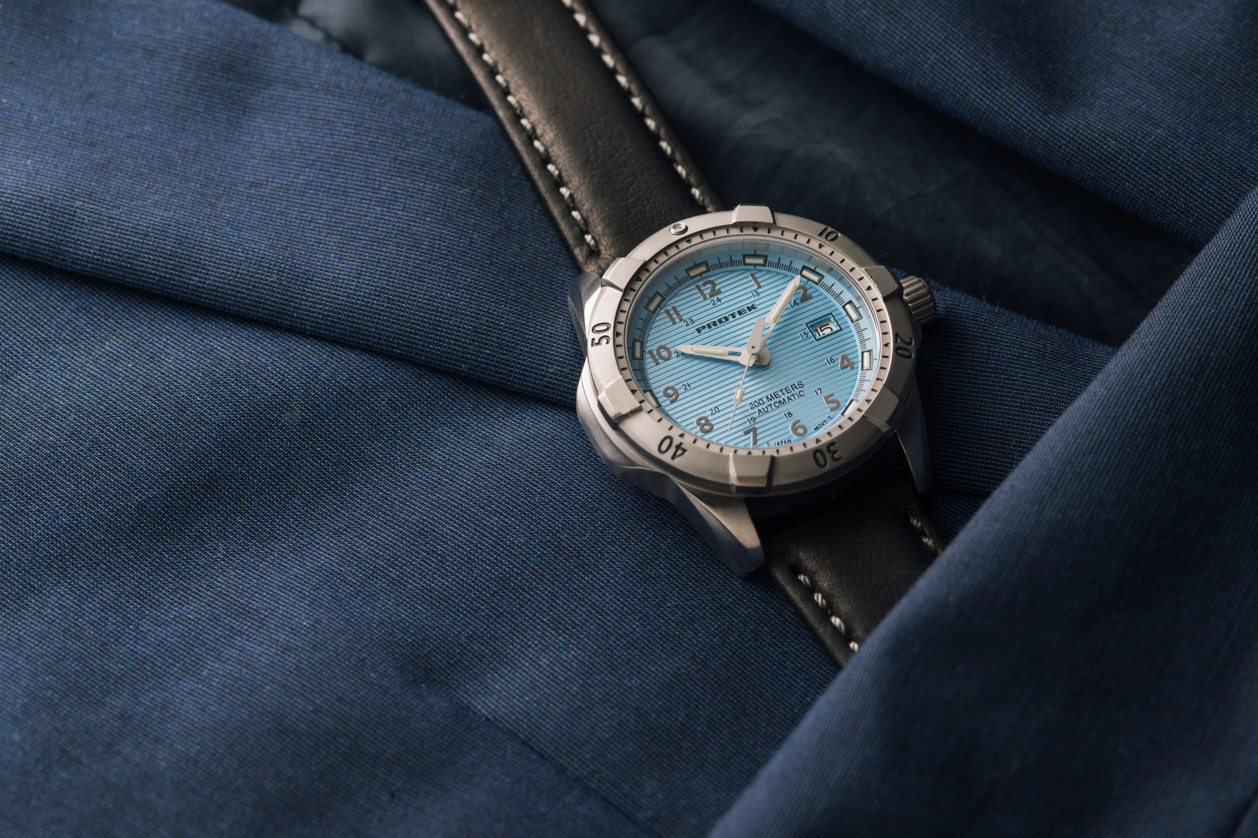 Protek USMC Gent's Steel Dive 2200 Series (Ice Blue)*