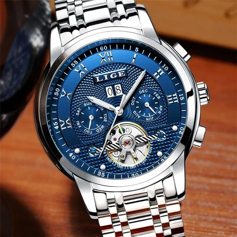 Quartz Stainless Steel 2 Tone Men's Casual Watch