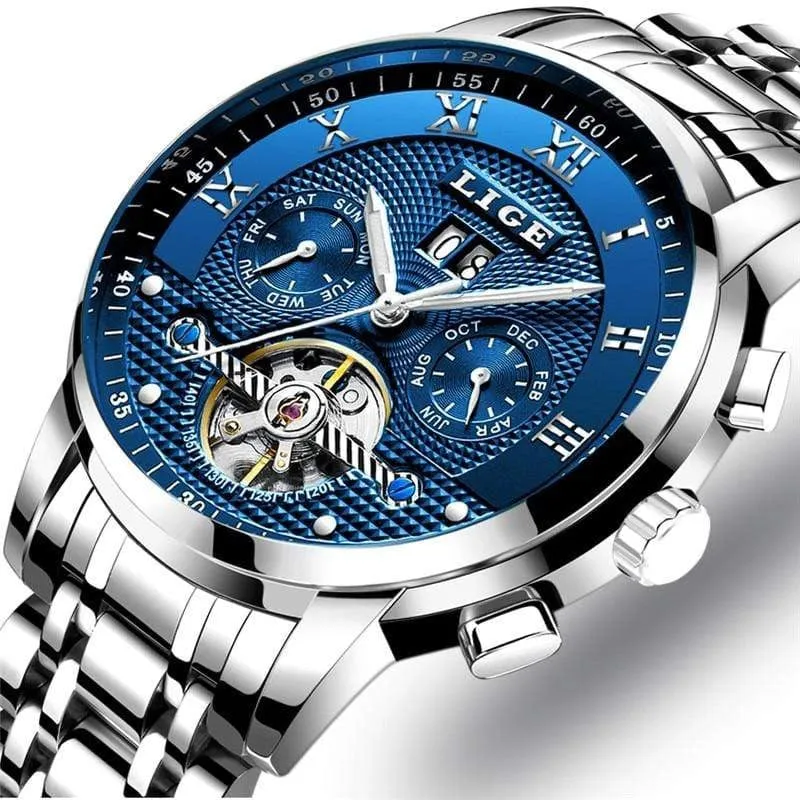 Quartz Stainless Steel 2 Tone Men's Casual Watch