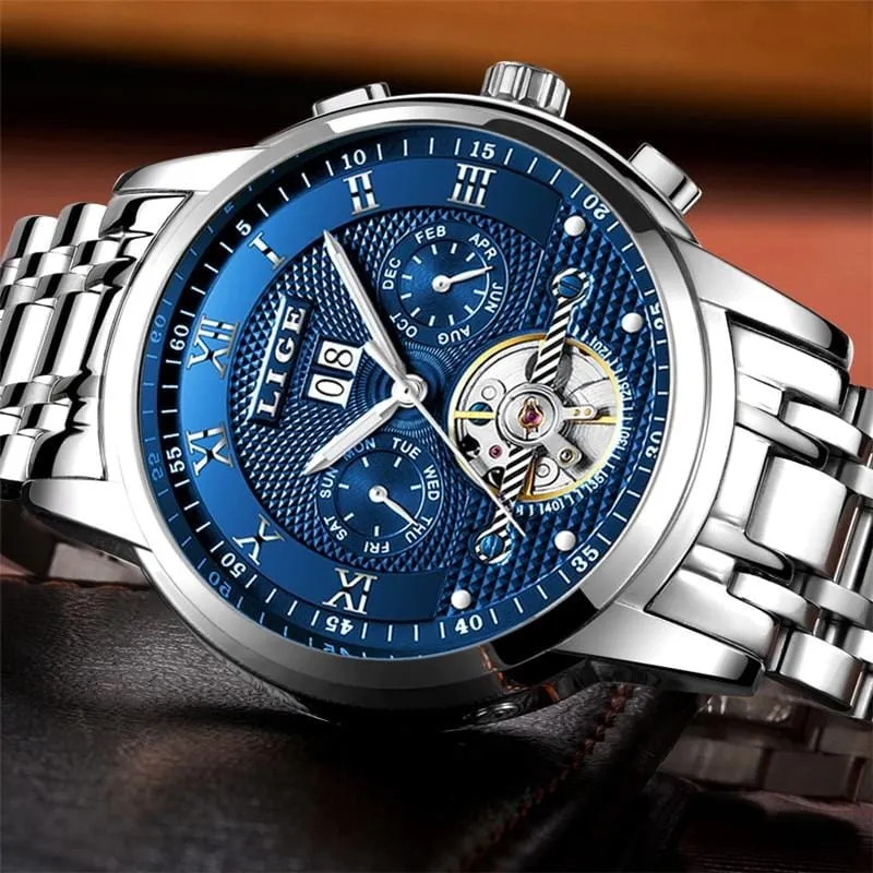 Quartz Stainless Steel 2 Tone Men's Casual Watch
