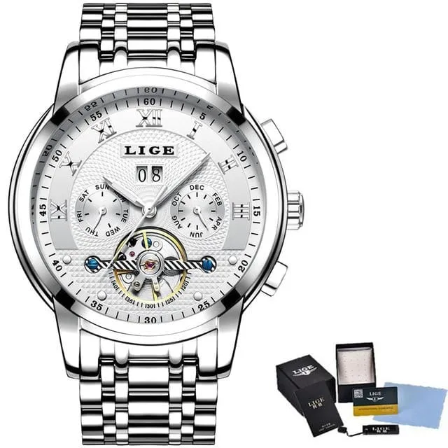 Quartz Stainless Steel 2 Tone Men's Casual Watch