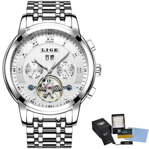 Quartz Stainless Steel 2 Tone Men's Casual Watch