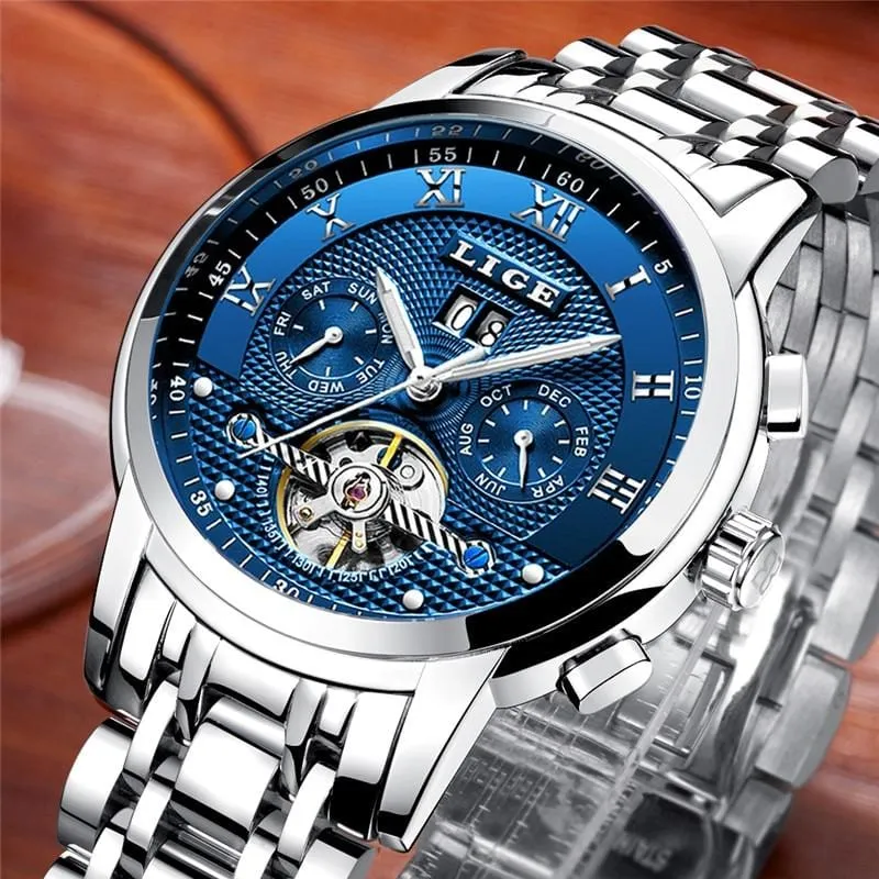 Quartz Stainless Steel 2 Tone Men's Casual Watch