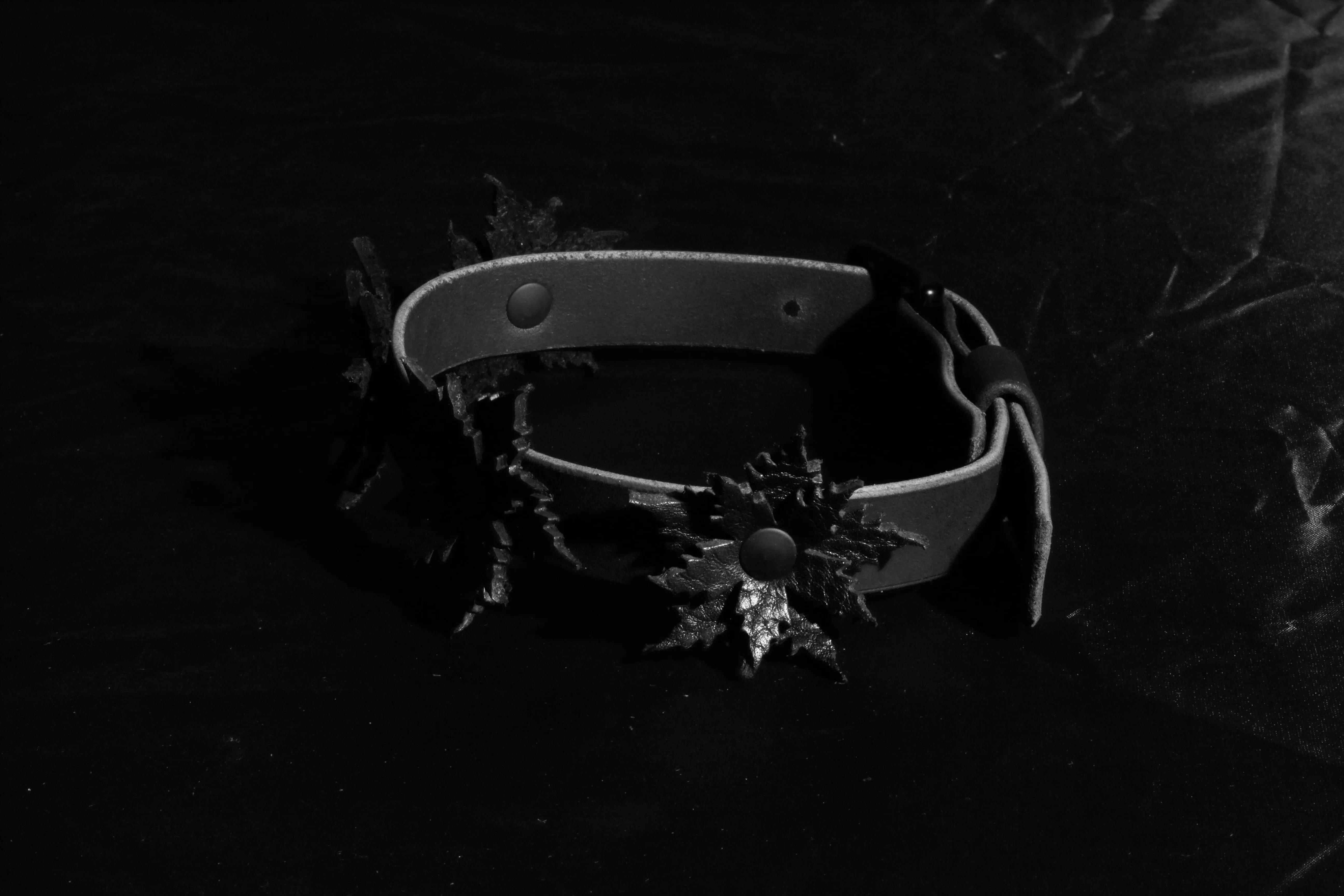 "Dark Nebula" Cosmic Petals Fashion Night Collar