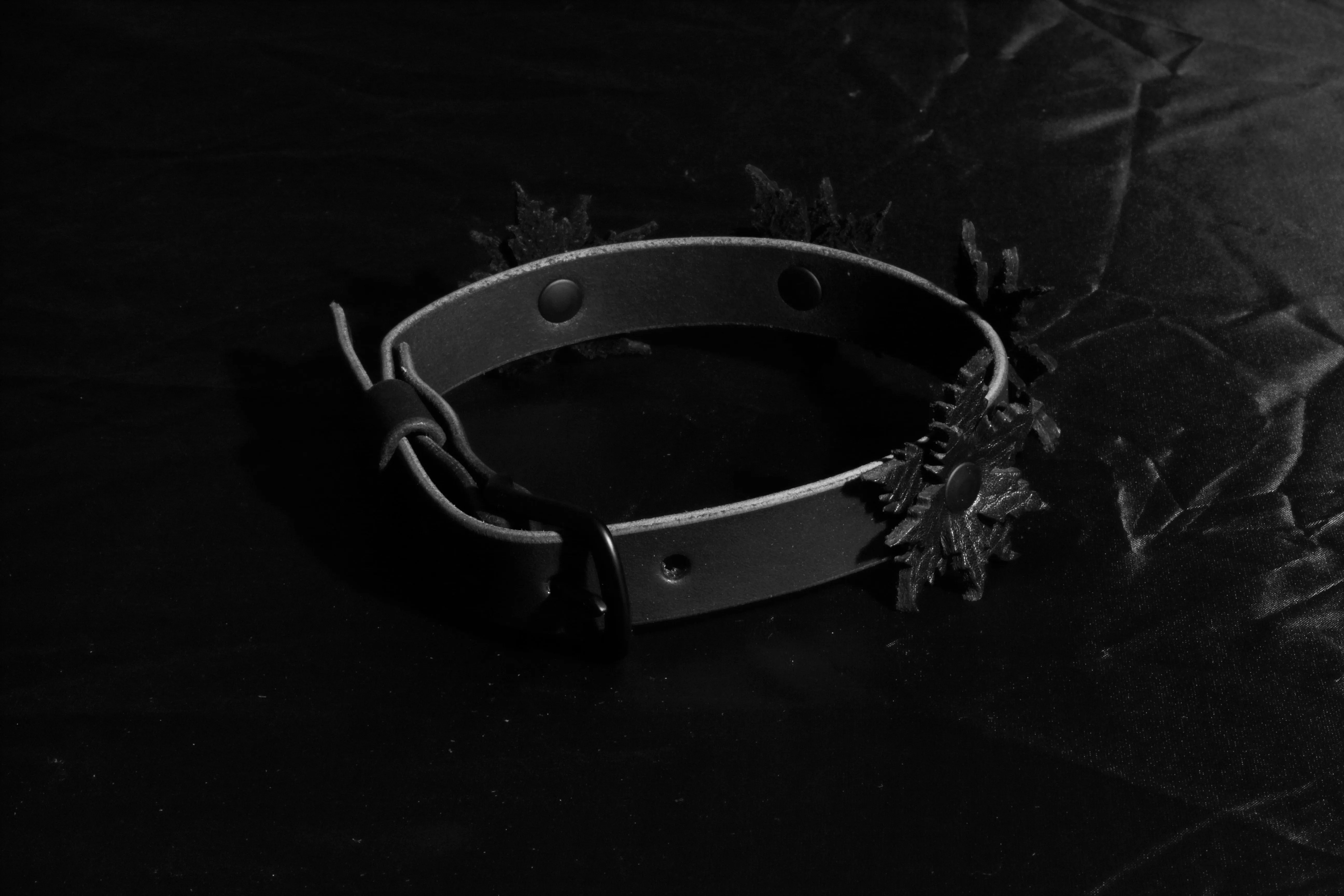 "Dark Nebula" Cosmic Petals Fashion Night Collar