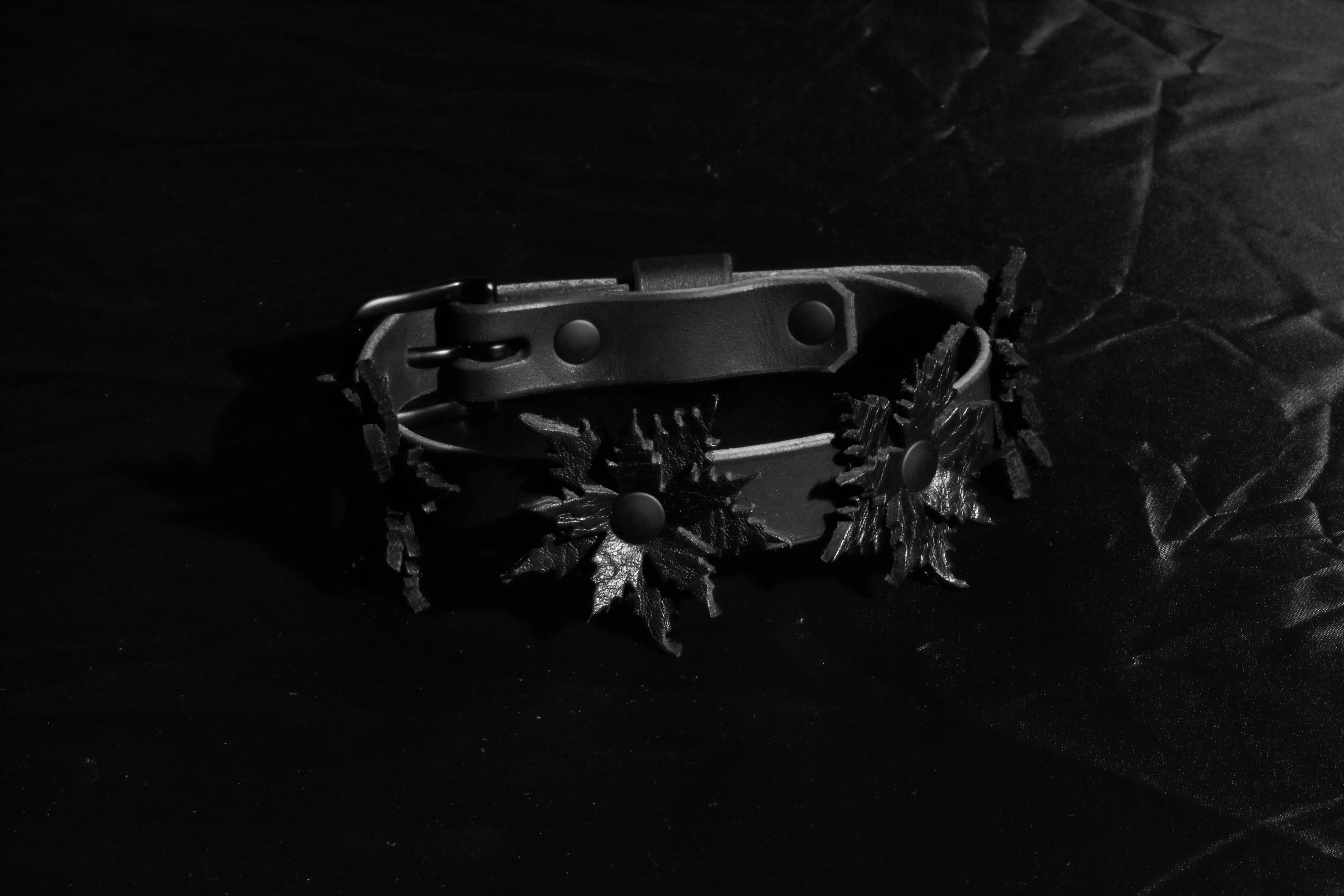 "Dark Nebula" Cosmic Petals Fashion Night Collar