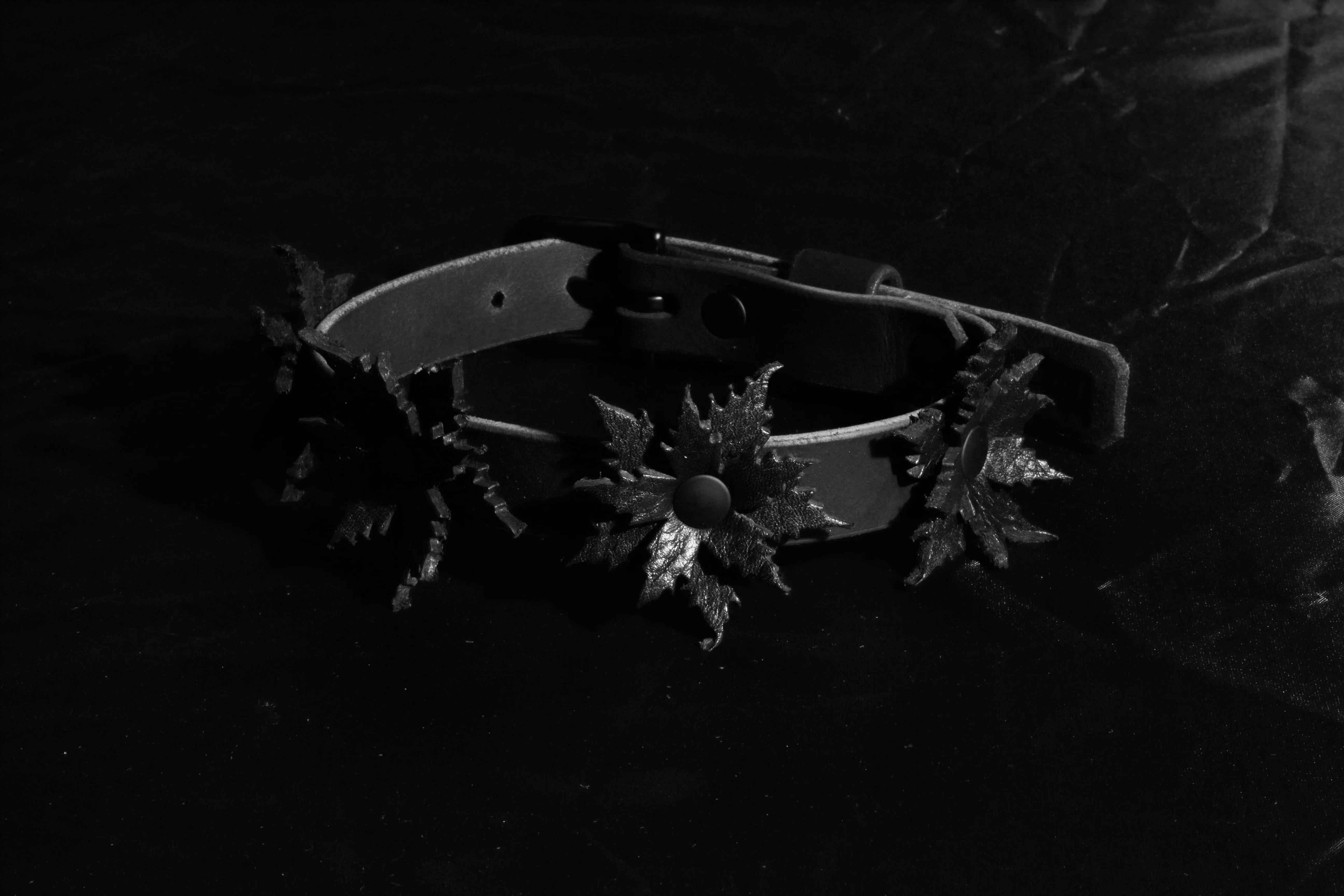 "Dark Nebula" Cosmic Petals Fashion Night Collar