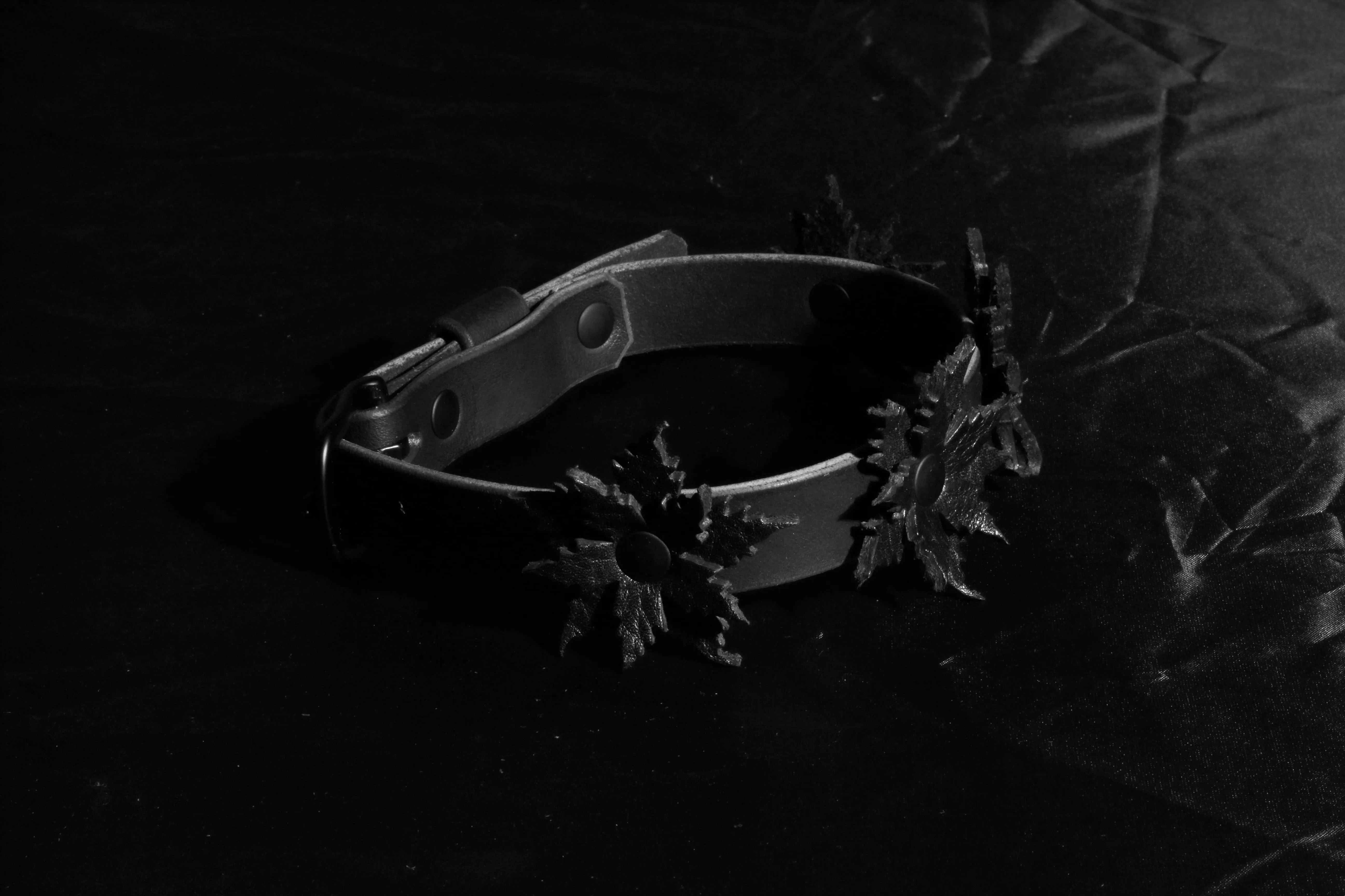 "Dark Nebula" Cosmic Petals Fashion Night Collar
