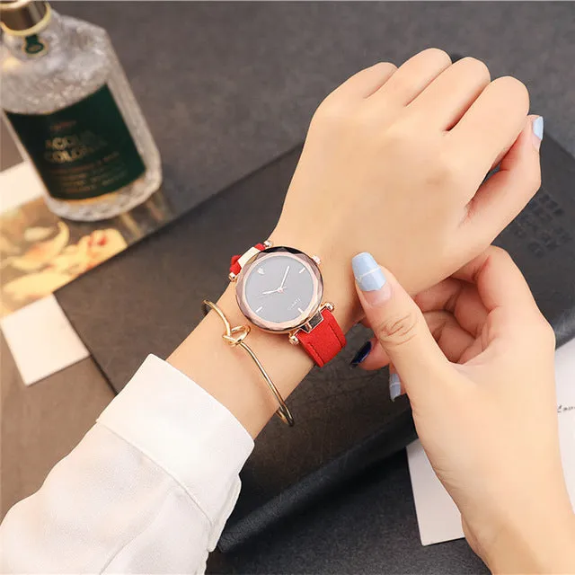 Rhinestone Ox Watch