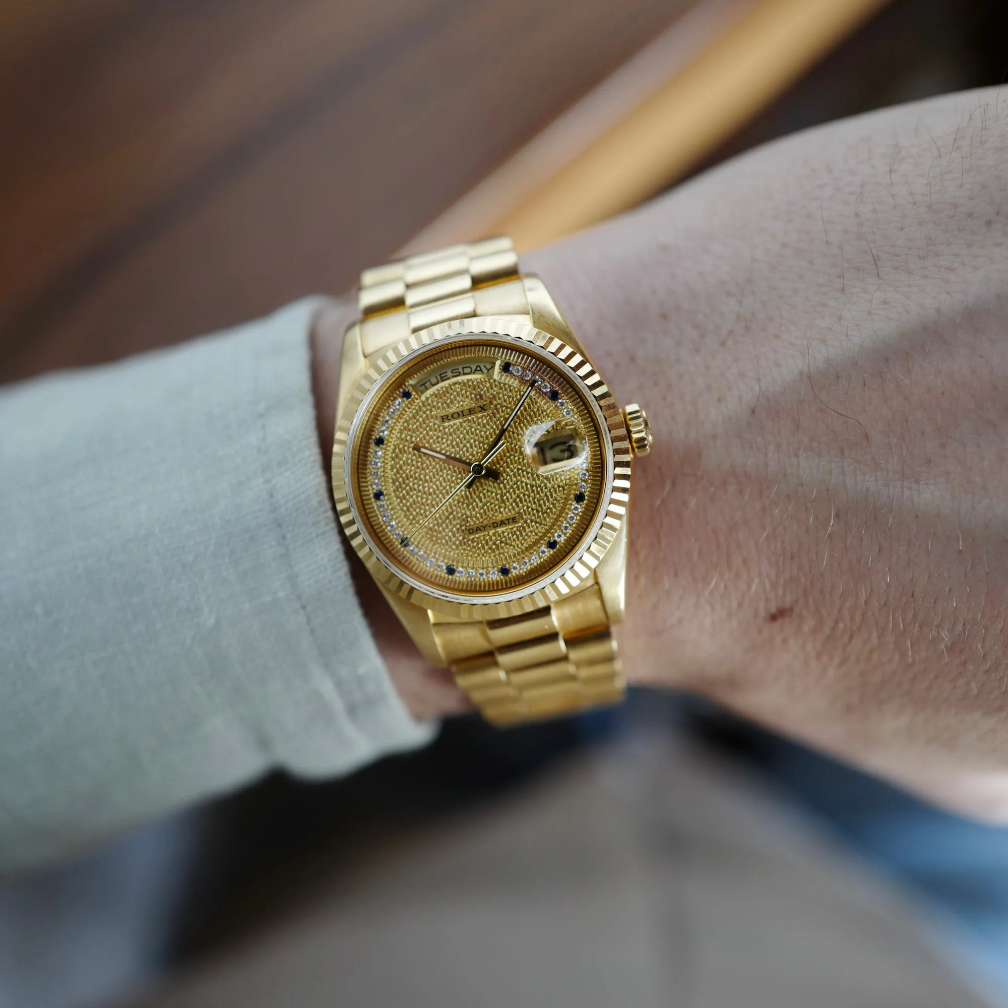 Rolex Day-Date Ref. 18238 with Gold Missoni Dial