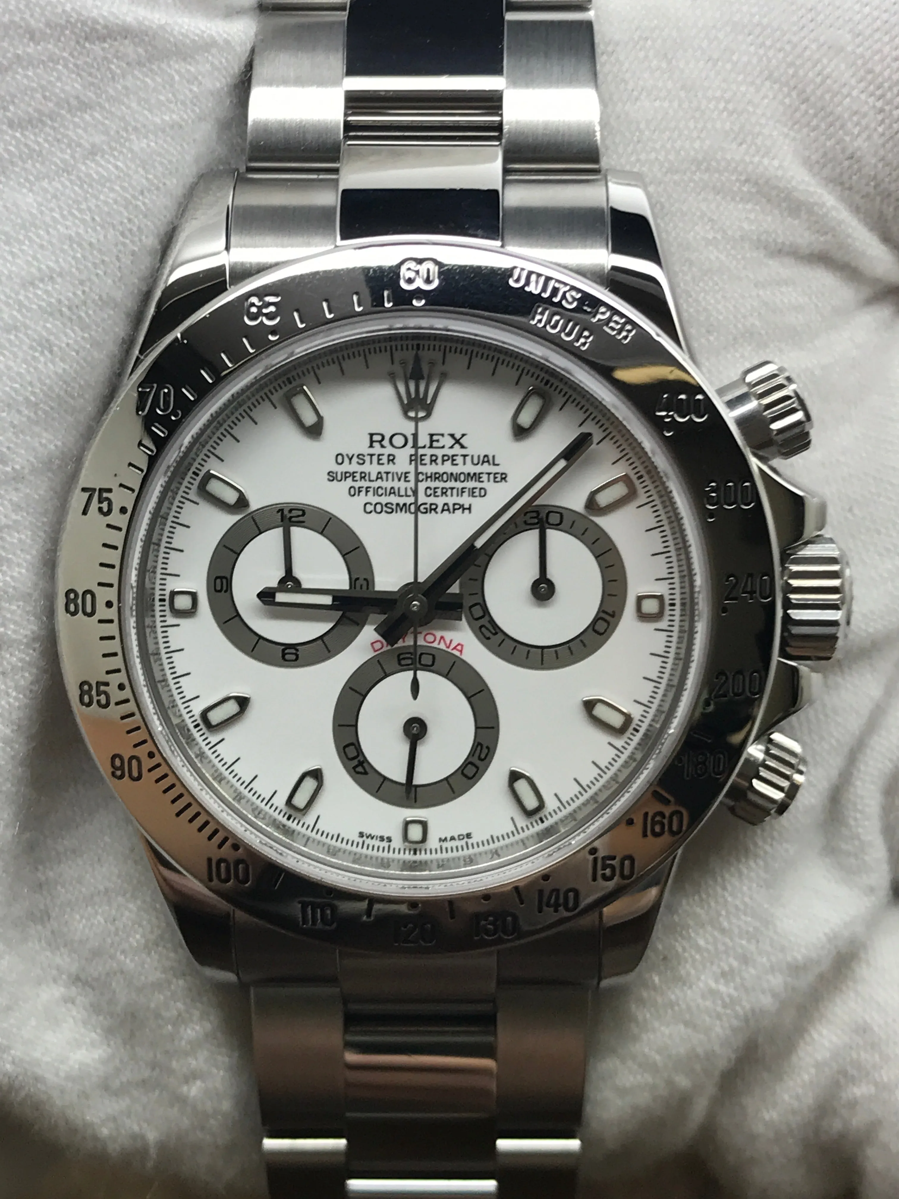 Rolex Daytona FULL Set B&P 116520 White APH Dial Automatic Men's Watch