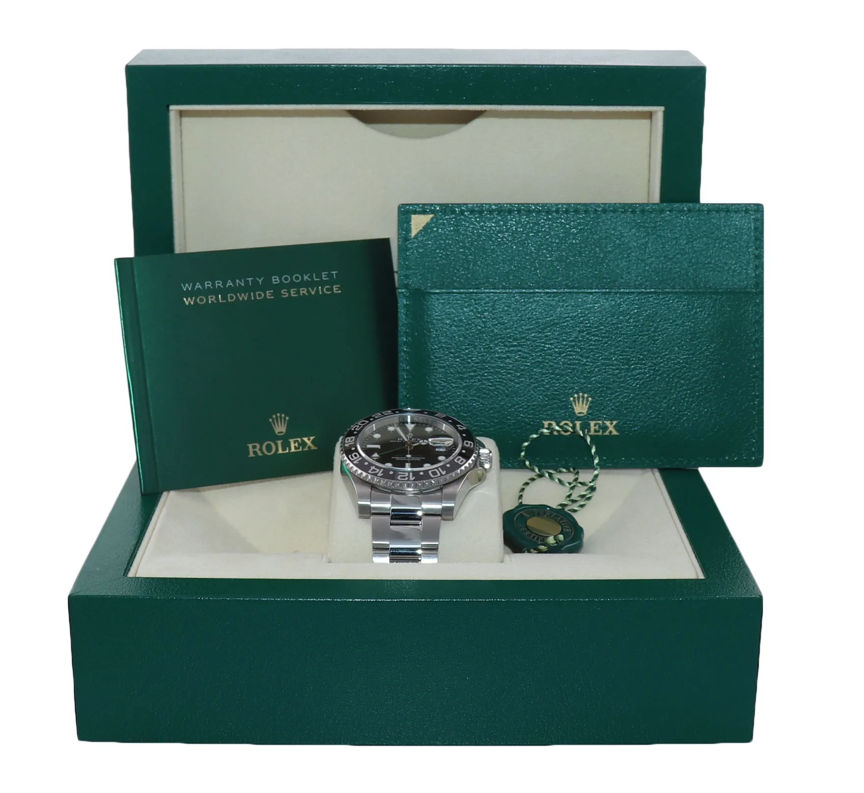 Rolex GMT Master II 116710 Steel Ceramic Black Green Hand Watch Box