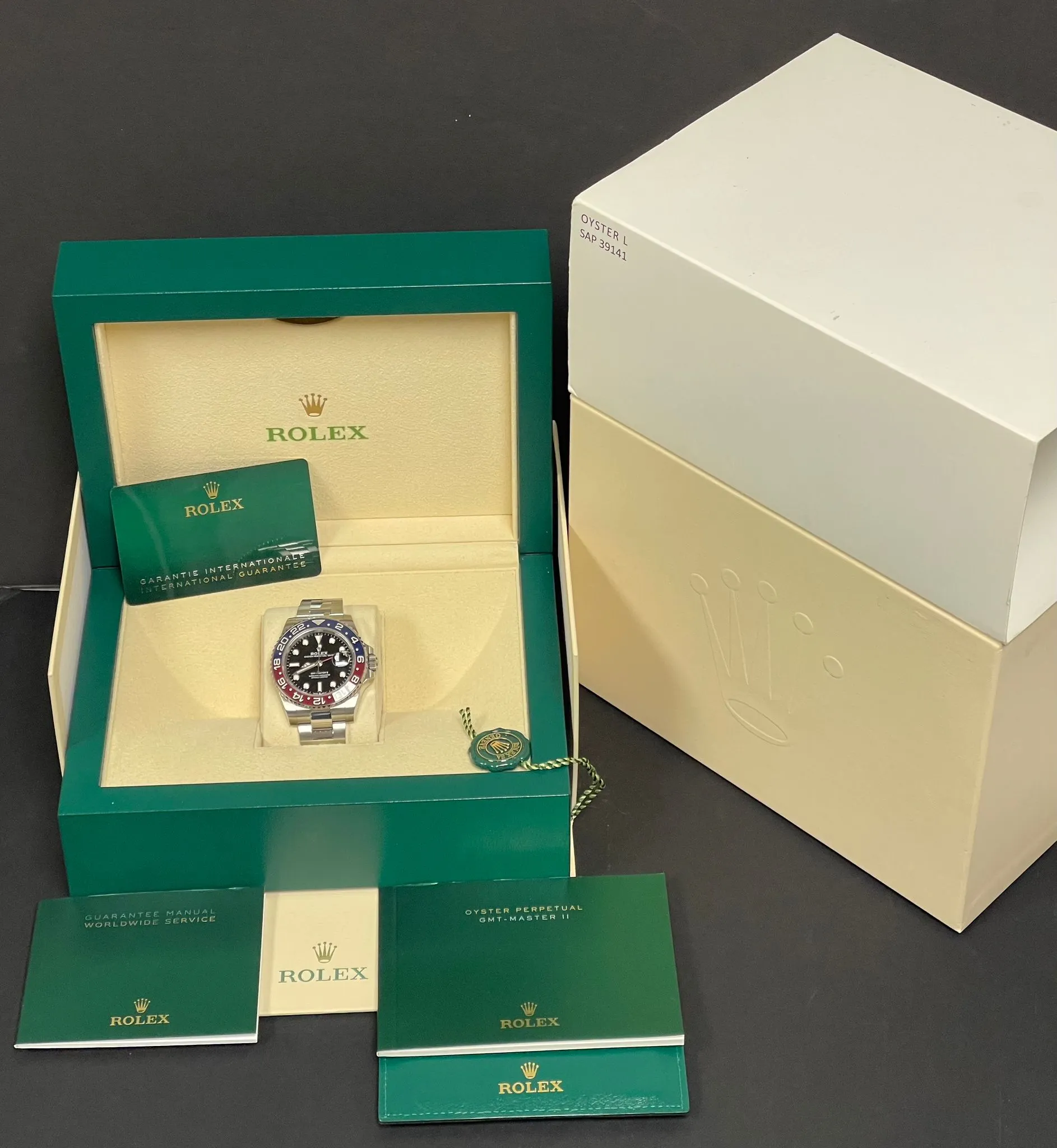 Rolex GMT Pepsi 126710BLRO Black Dial Automatic Men's Watch