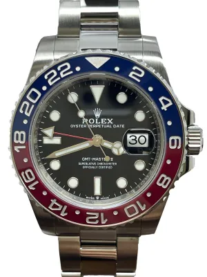 Rolex GMT Pepsi 126710BLRO Black Dial Automatic Men's Watch