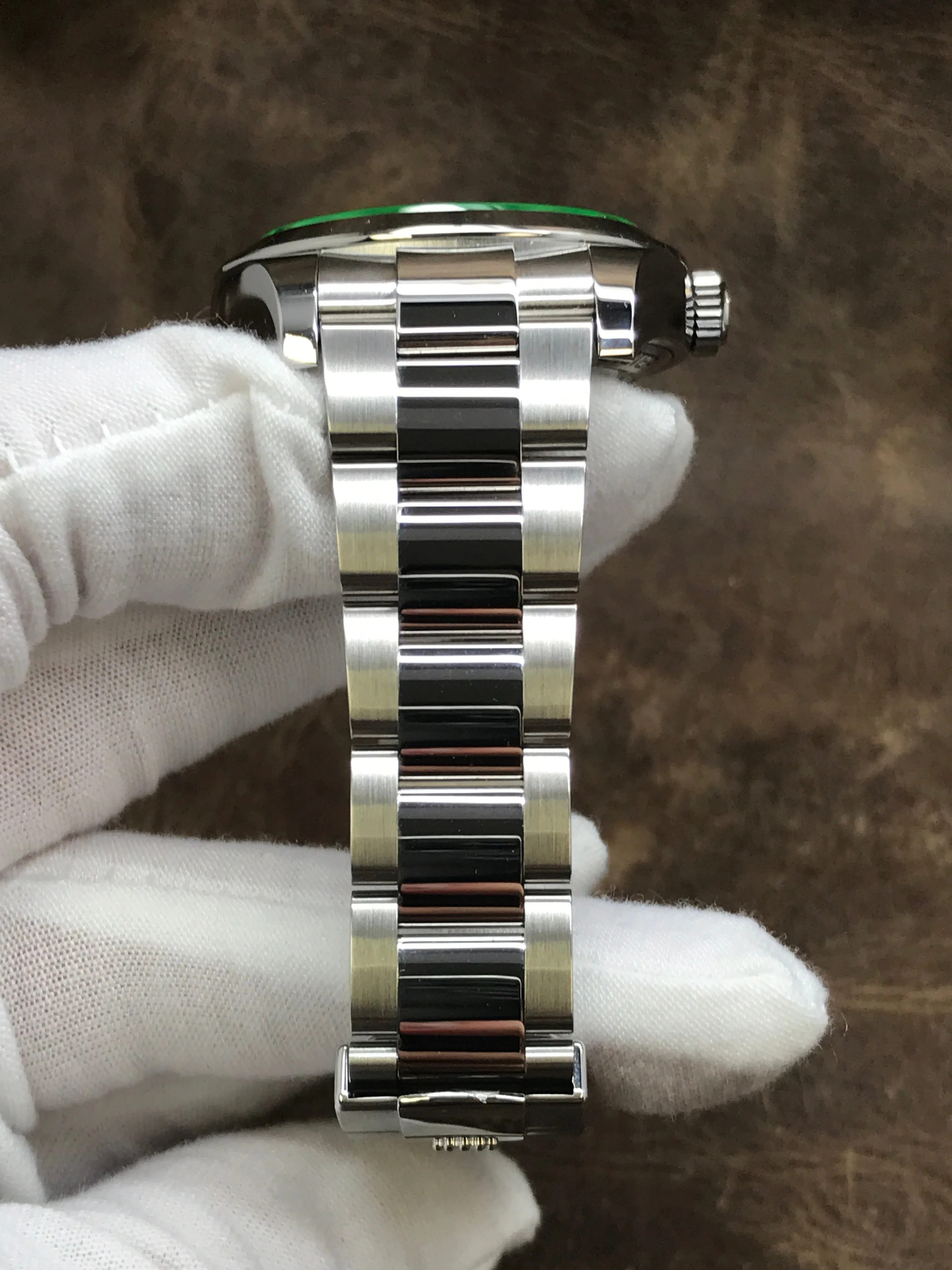 Rolex Green Milgauss 116400GV Black Dial Automatic Men's Watch