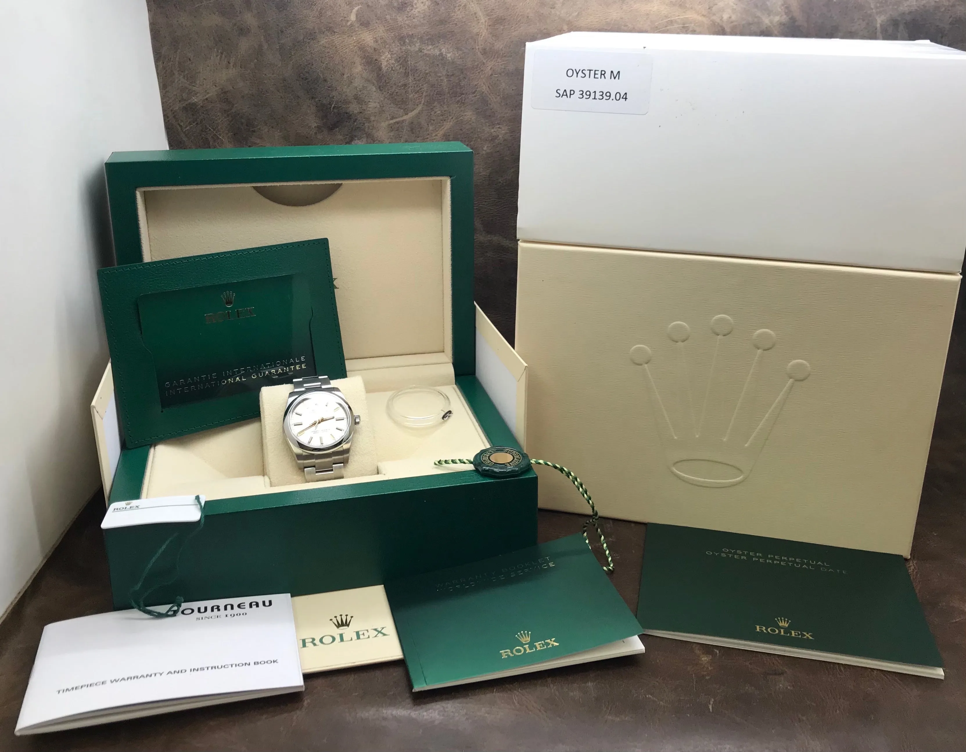 Rolex Oyster Perpetual 34mm 124200 Silver Dial Automatic Watch