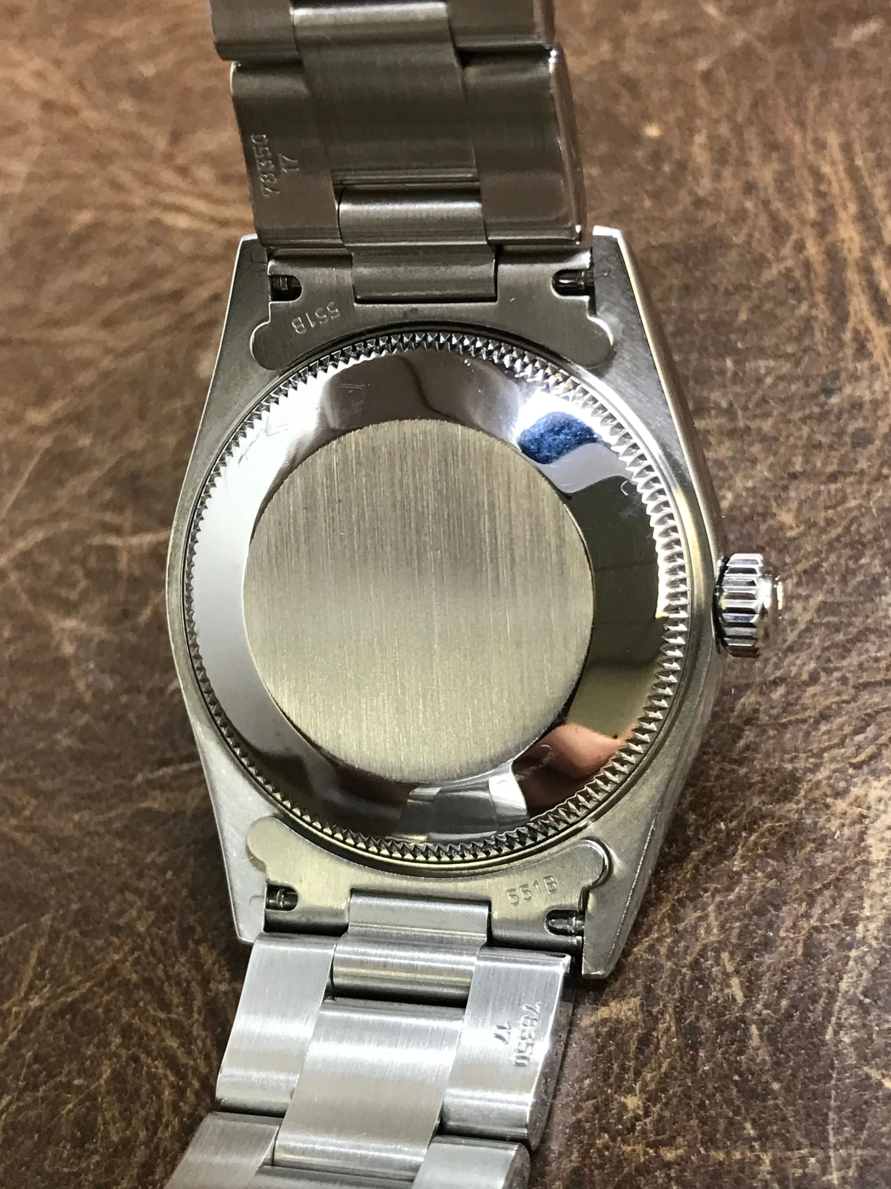 Rolex Oyster Perpetual Midsize 31mm 77080 Black Dial Automatic Women's Watch