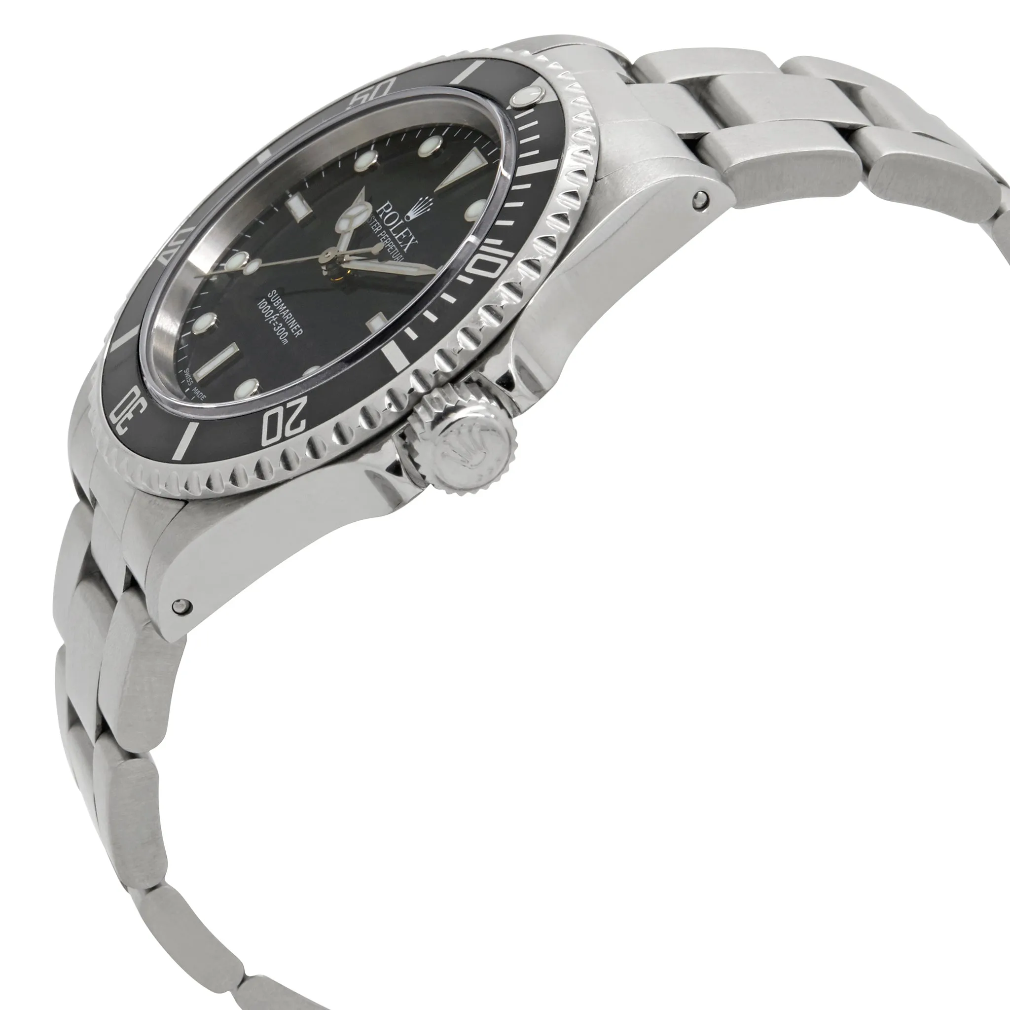 Rolex Submariner No Date 14060 Black Dial Automatic Men's Watch