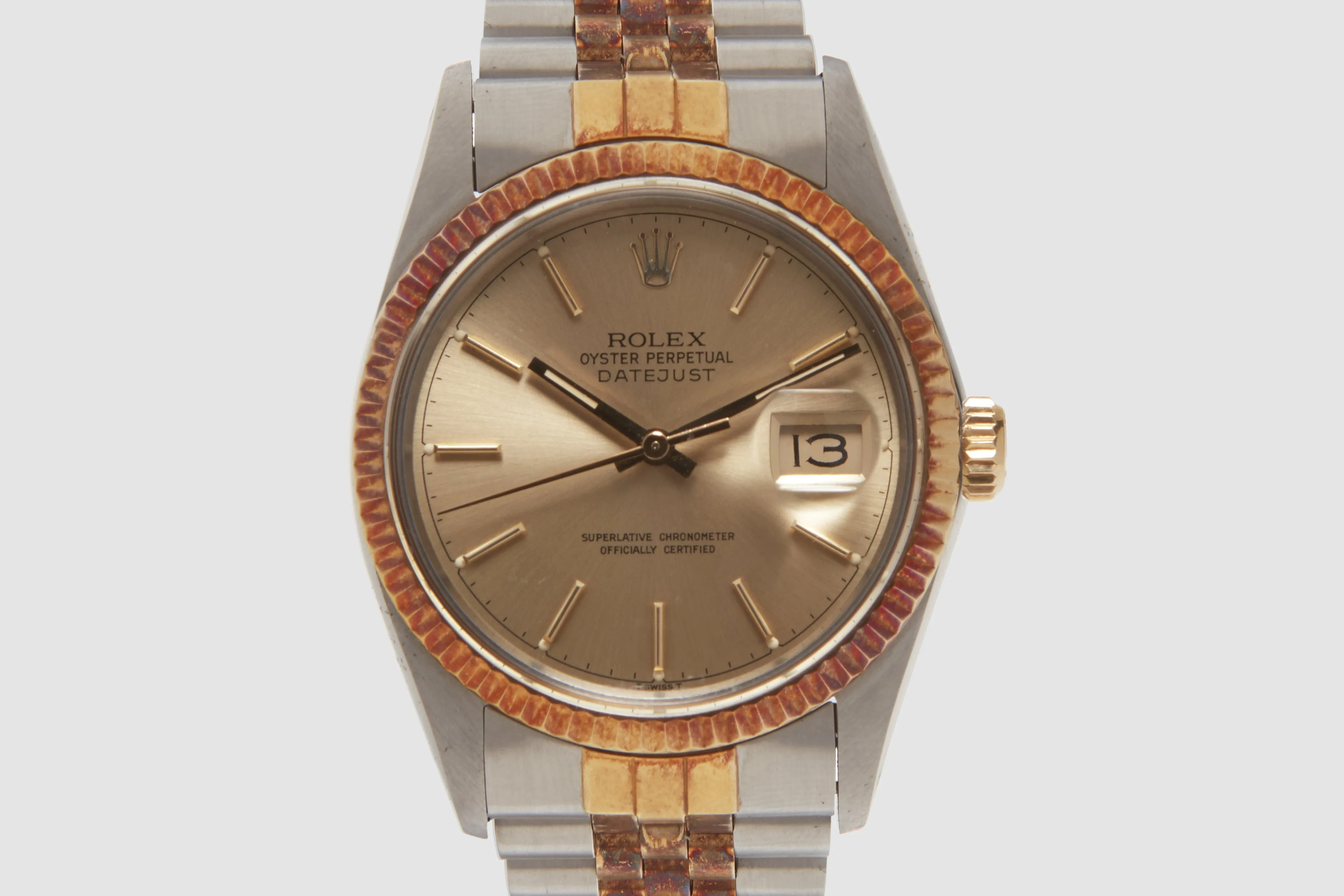 Rolex Two-Tone Oyster Perpetual Datejust with Papers