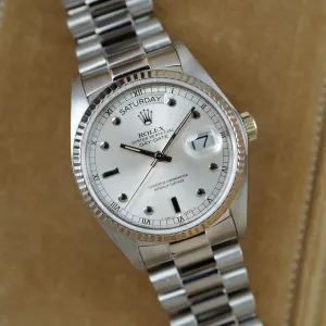 Rolex White Gold Day-Date Ref. 18039 with Pinball Dial (New Arrival)