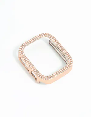 Rose Gold Diamante Watch Cover 40/41 mm