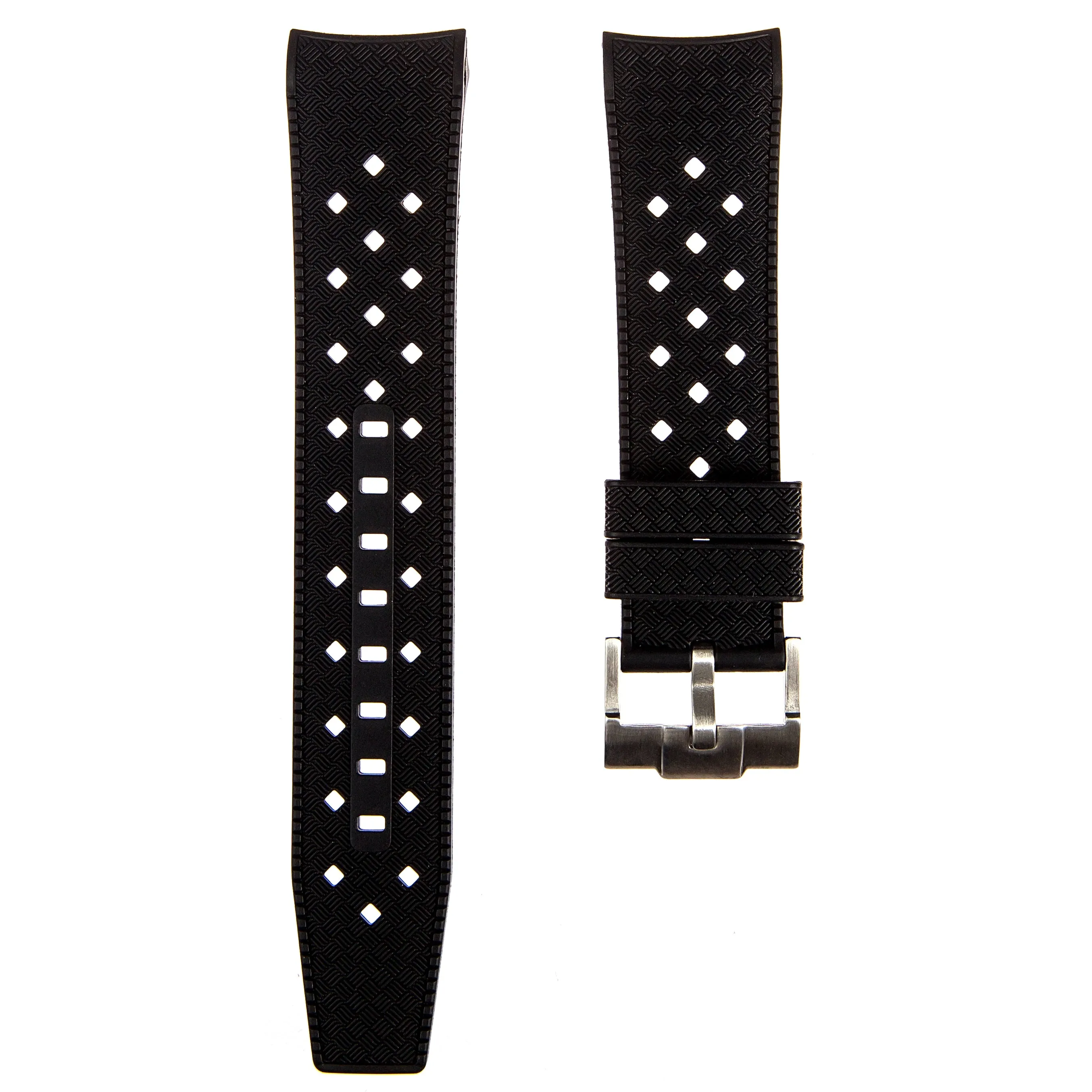 Rubber Strap for Blancpain X Swatch Antartic Ocean - White (2415)