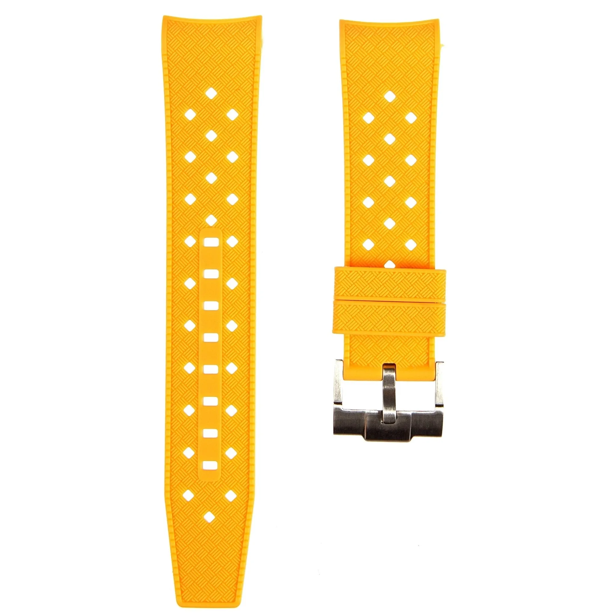 Rubber Strap for Blancpain X Swatch Antartic Ocean - White (2415)
