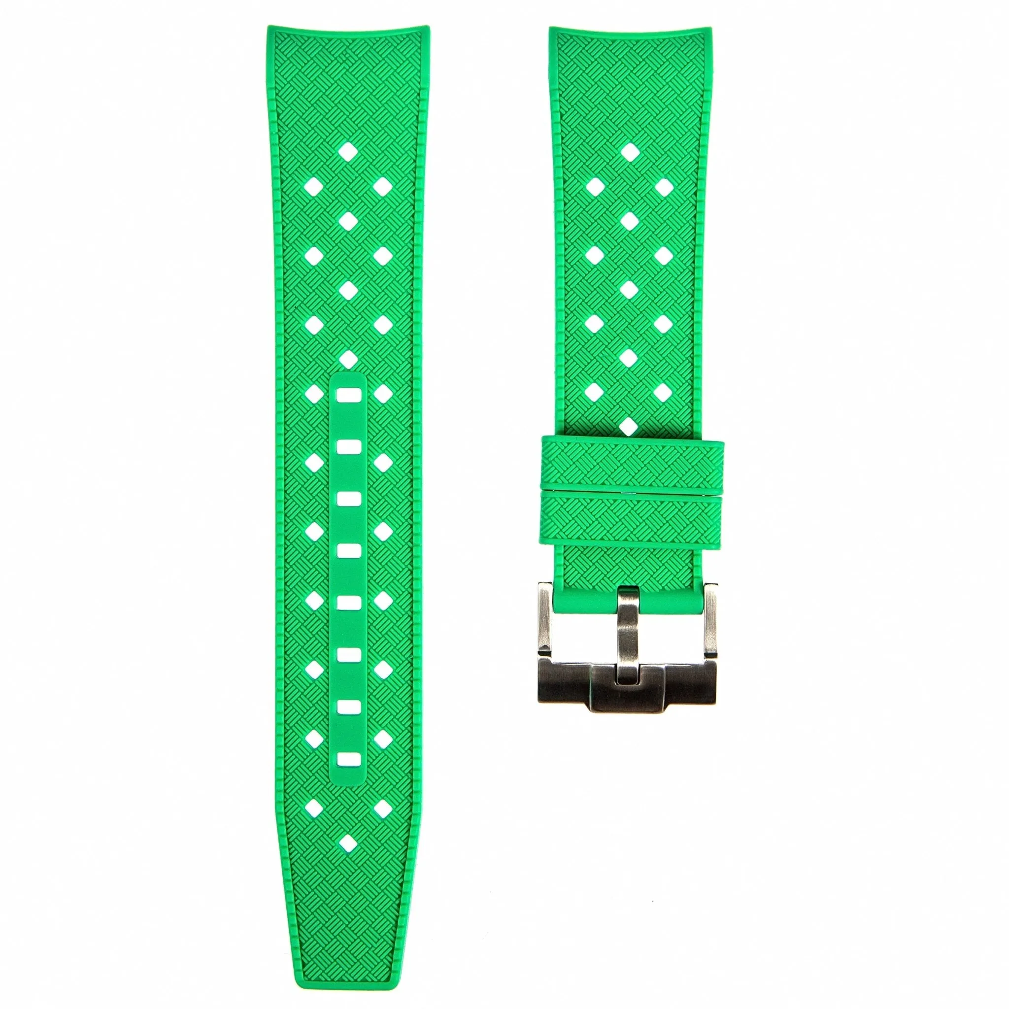 Rubber Strap for Blancpain X Swatch Antartic Ocean - White (2415)