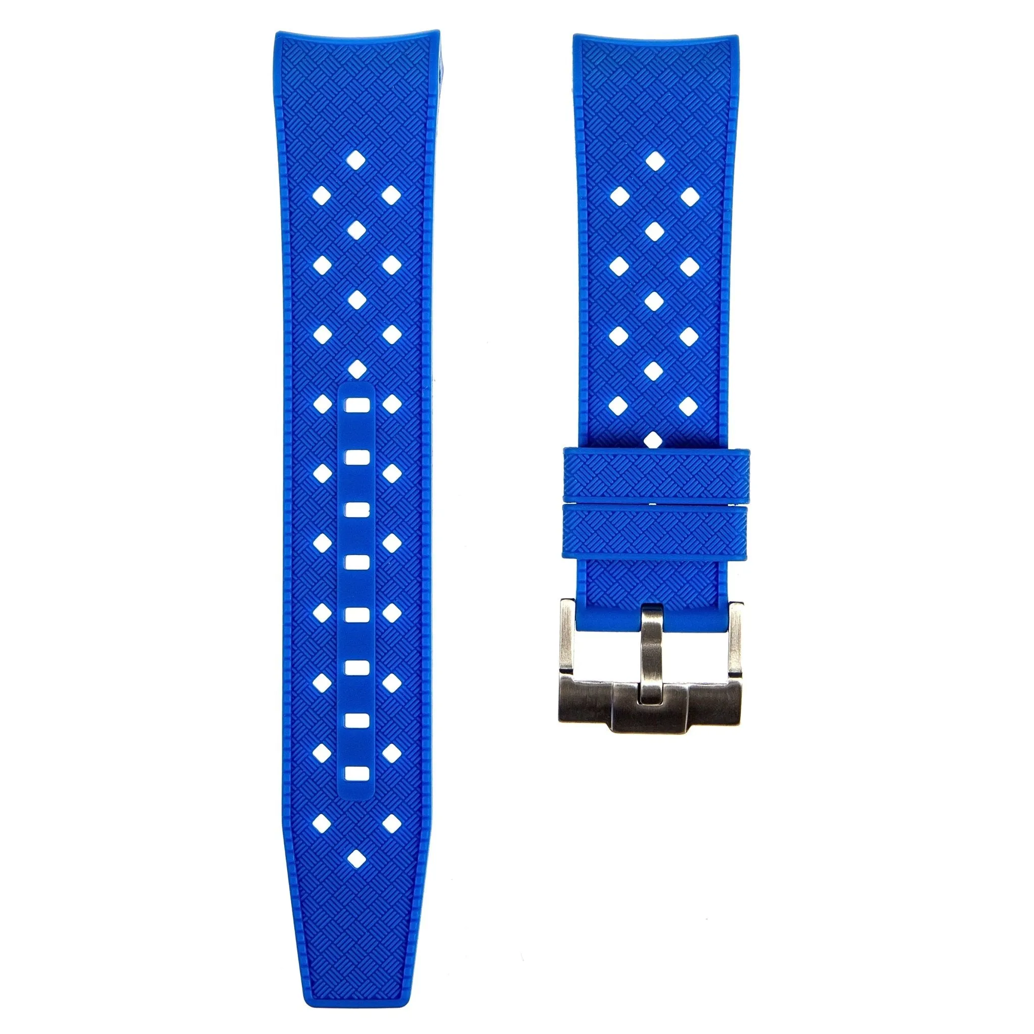 Rubber Strap for Blancpain X Swatch Atlantic Ocean - Storm Blue (2415)