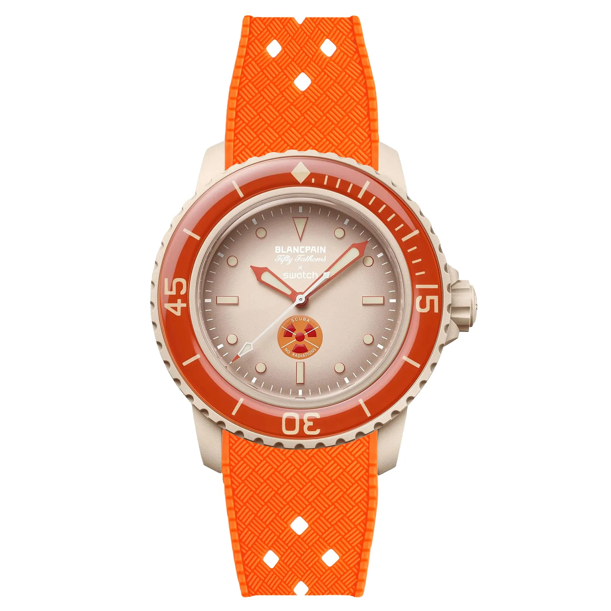 Rubber Strap for Blancpain X Swatch Atlantic Ocean - Storm Blue (2415)
