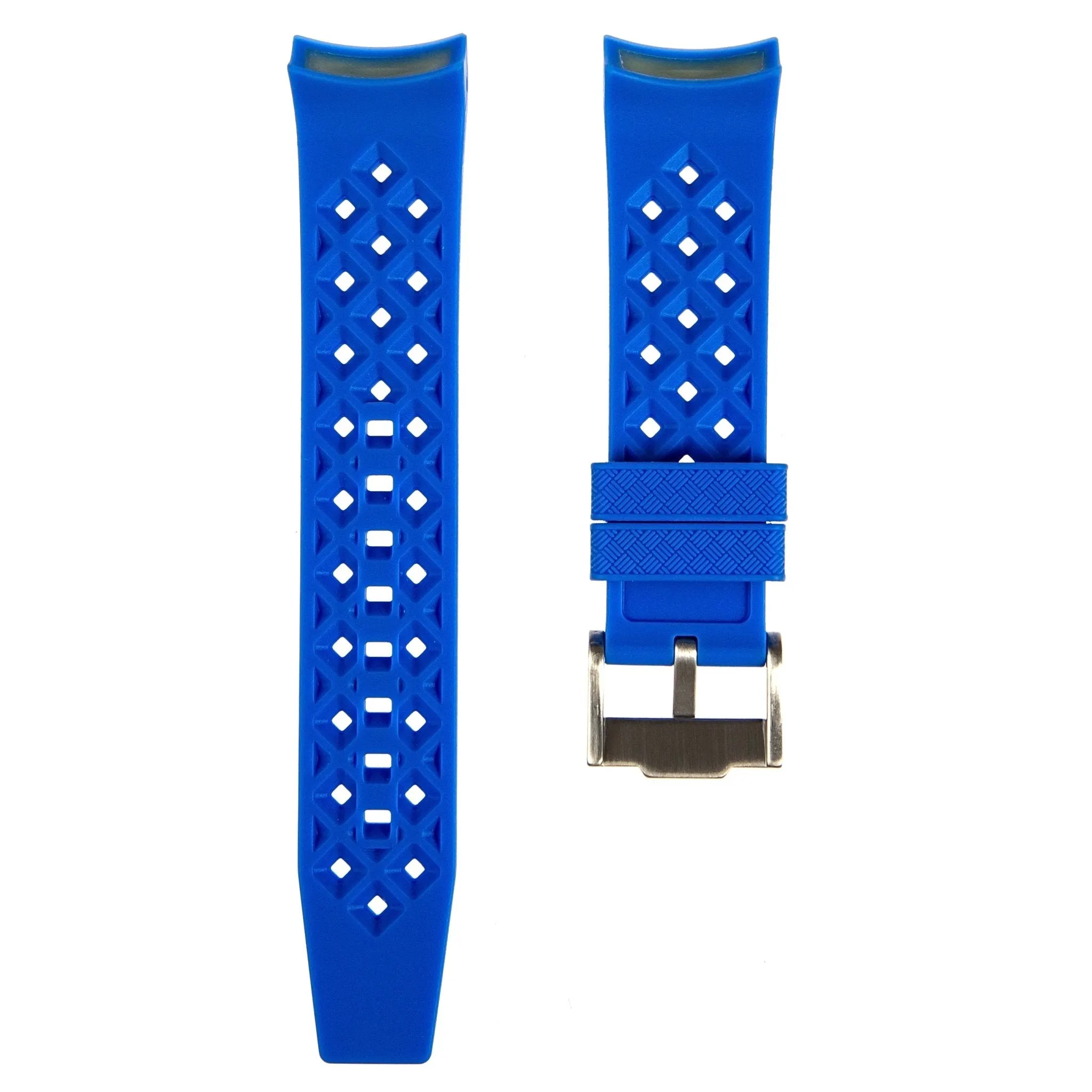 Rubber Strap for Blancpain X Swatch Atlantic Ocean - Storm Blue (2415)