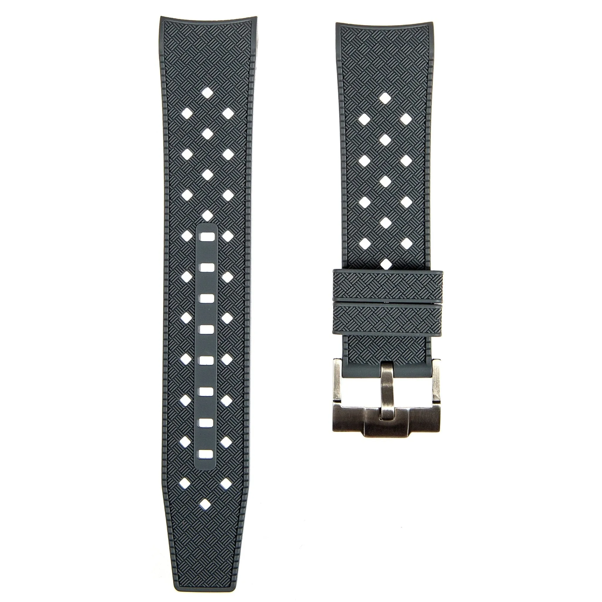Rubber Strap for Blancpain X Swatch Atlantic Ocean - Storm Blue (2415)