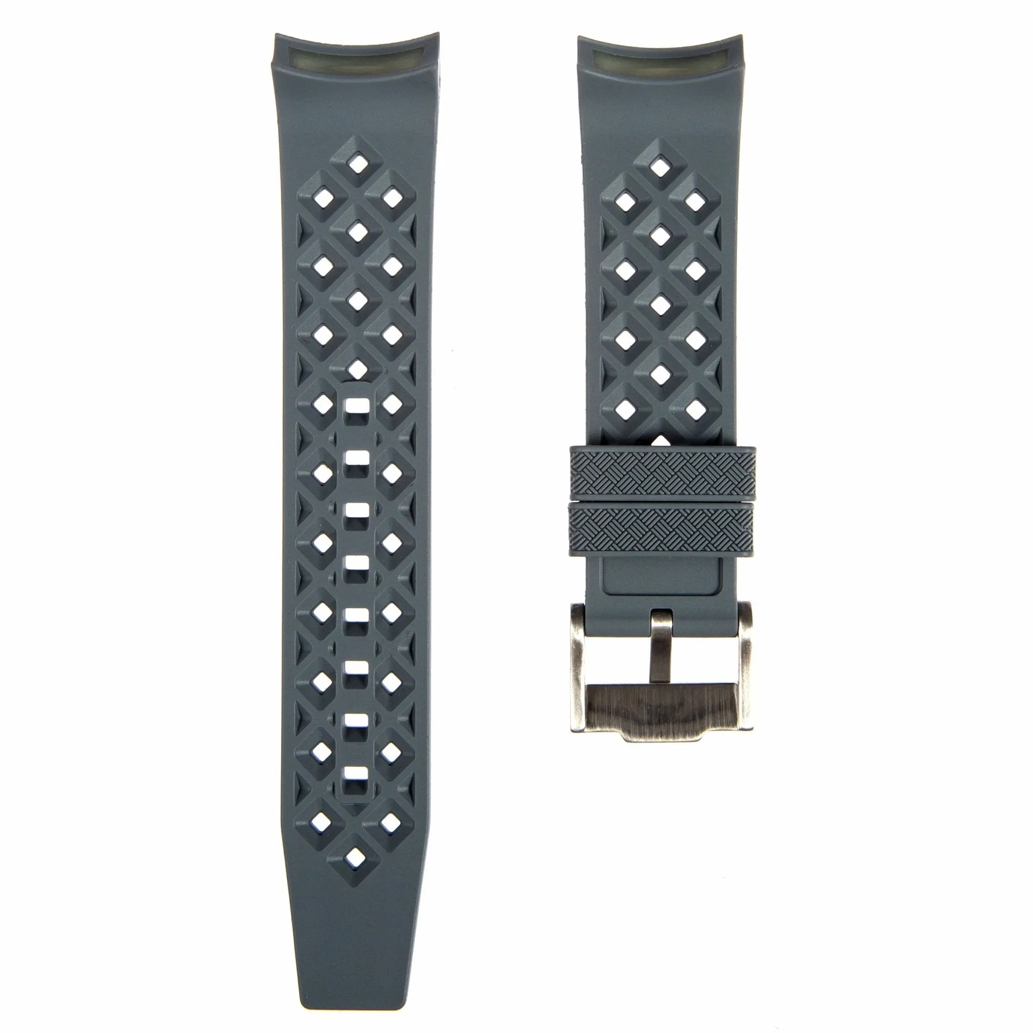 Rubber Strap for Blancpain X Swatch Atlantic Ocean - Storm Blue (2415)