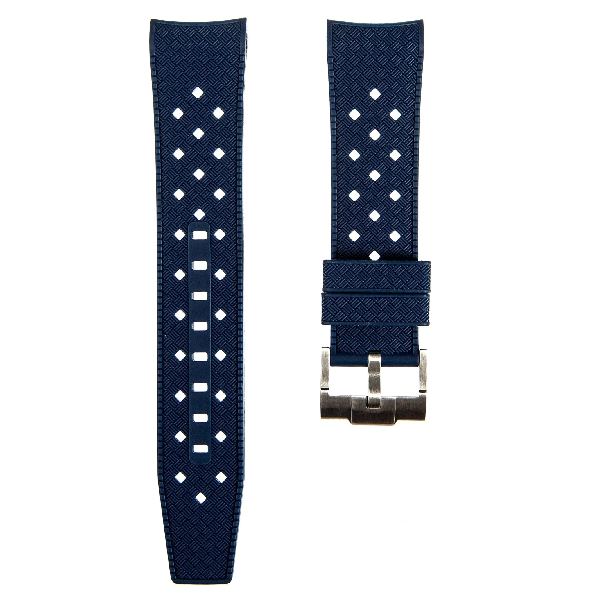 Rubber Strap for Blancpain X Swatch Atlantic Ocean - Storm Blue (2415)