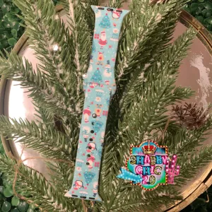 Santa Wonderland Watchbands - Blue