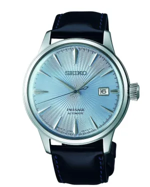 Seiko Presage Automatic Ice Blue Cocktail Time "Sky Diving" Men's Watch SRPB43J1