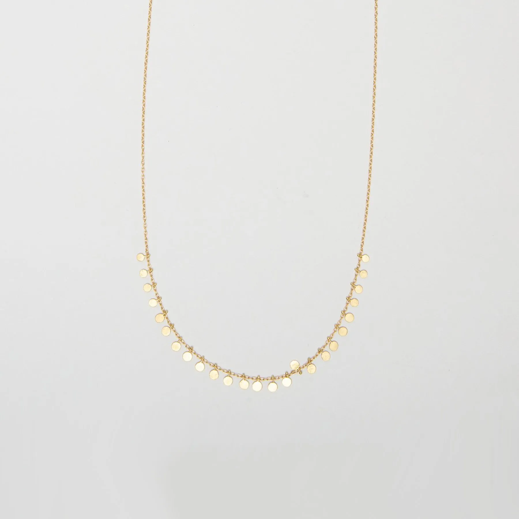 SIA TAYLOR | MEDIUM DOTS GOLD NECKLACE