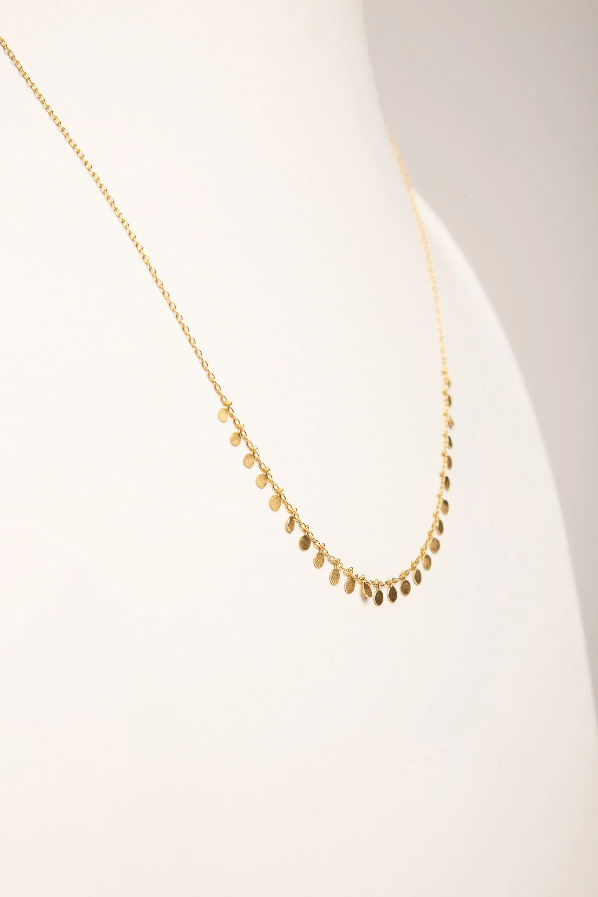 SIA TAYLOR | MEDIUM DOTS GOLD NECKLACE