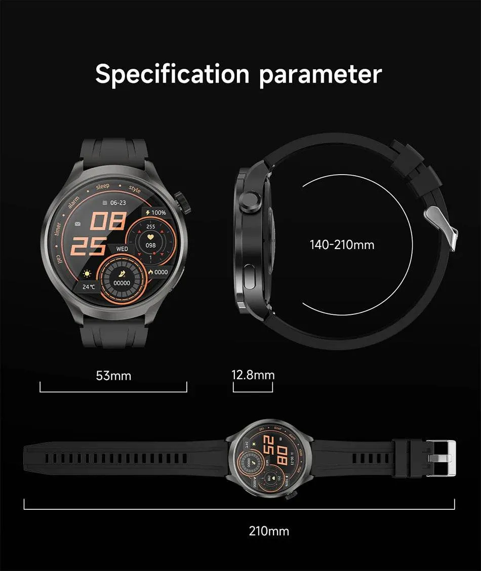 Smart Watch for HUAWEI GT5 Pro GPS Sports  Men AMOLED Screen NFC Compass IP68 Waterproof NEW Bluetooth Call SmartWatch Man