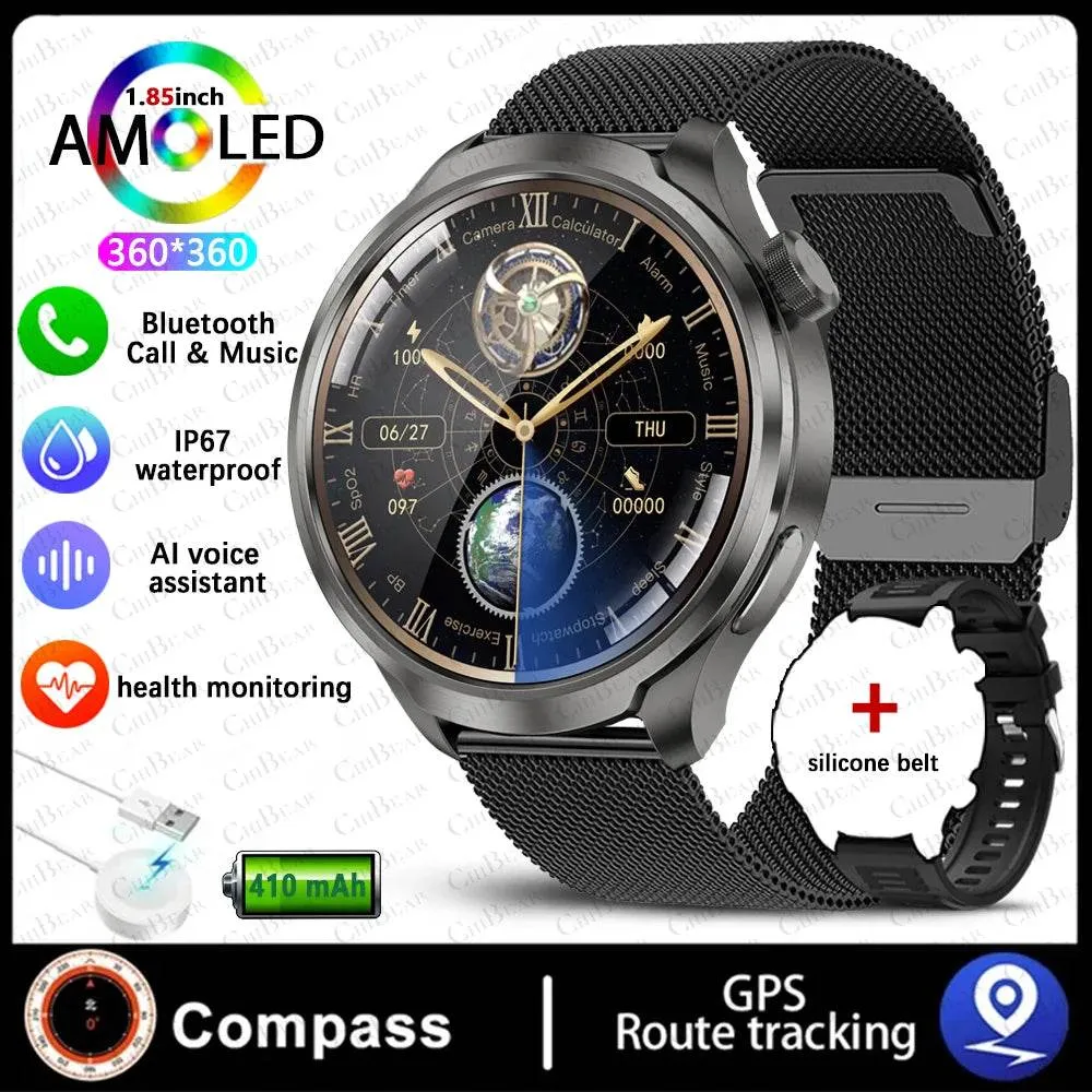 Smart Watch for HUAWEI GT5 Pro GPS Sports  Men AMOLED Screen NFC Compass IP68 Waterproof NEW Bluetooth Call SmartWatch Man